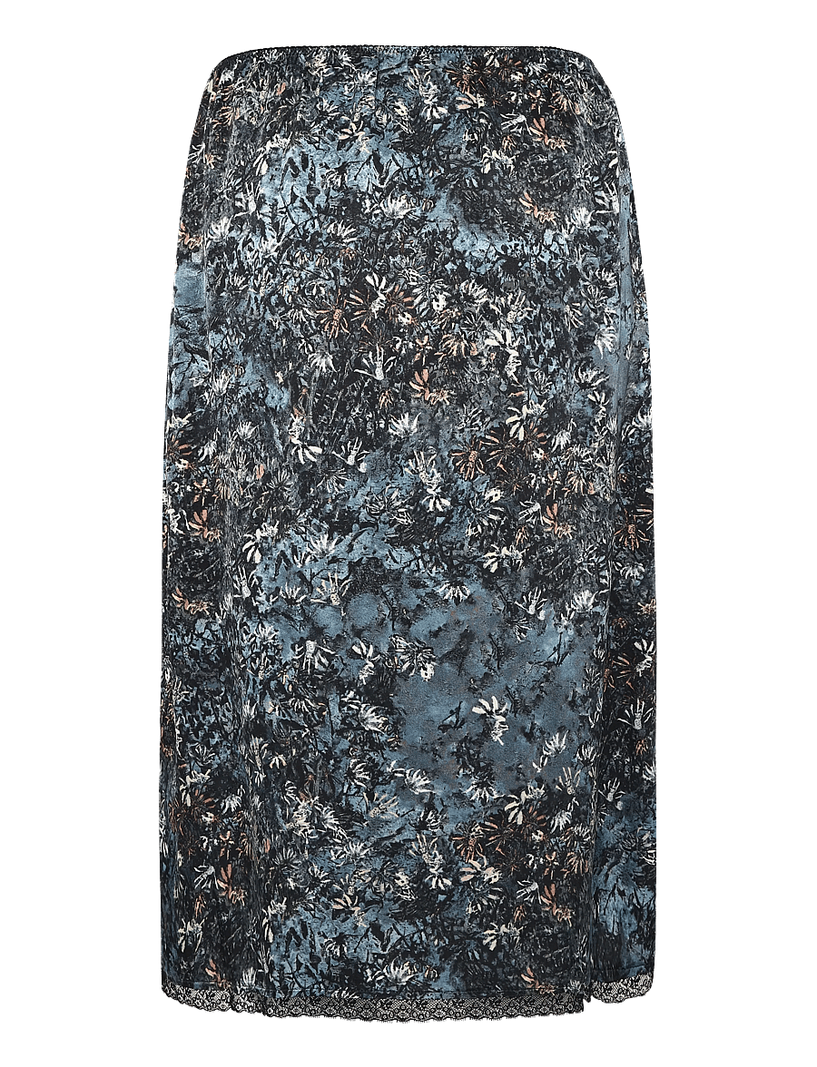 Munthe - VAIA - midi skirts - print blue - 2