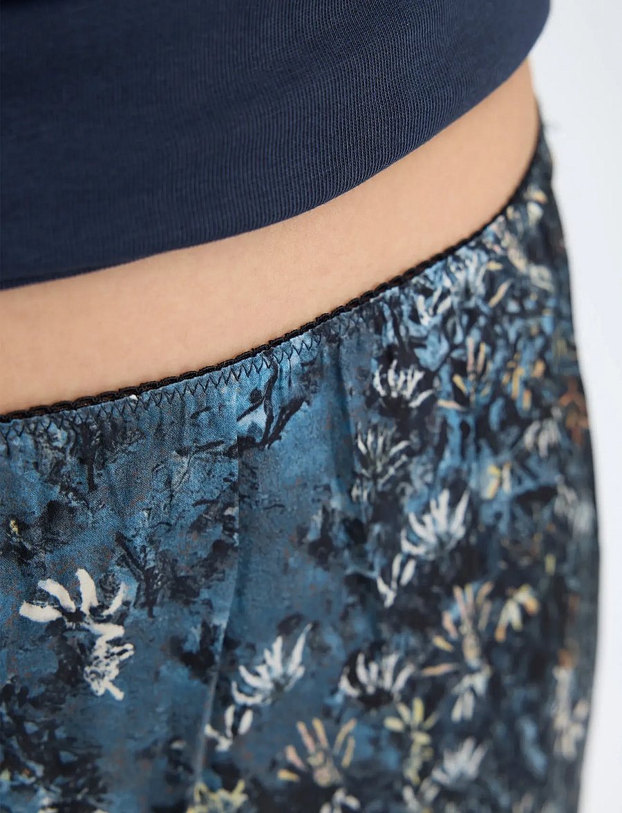 Munthe - VAIA - midi skirts - print blue - 4
