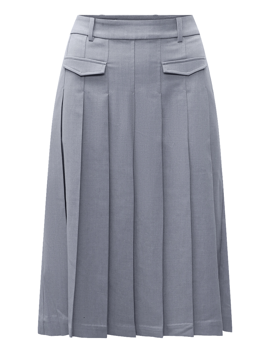 Munthe - VIRONICAE - pleated skirts - grey - 0