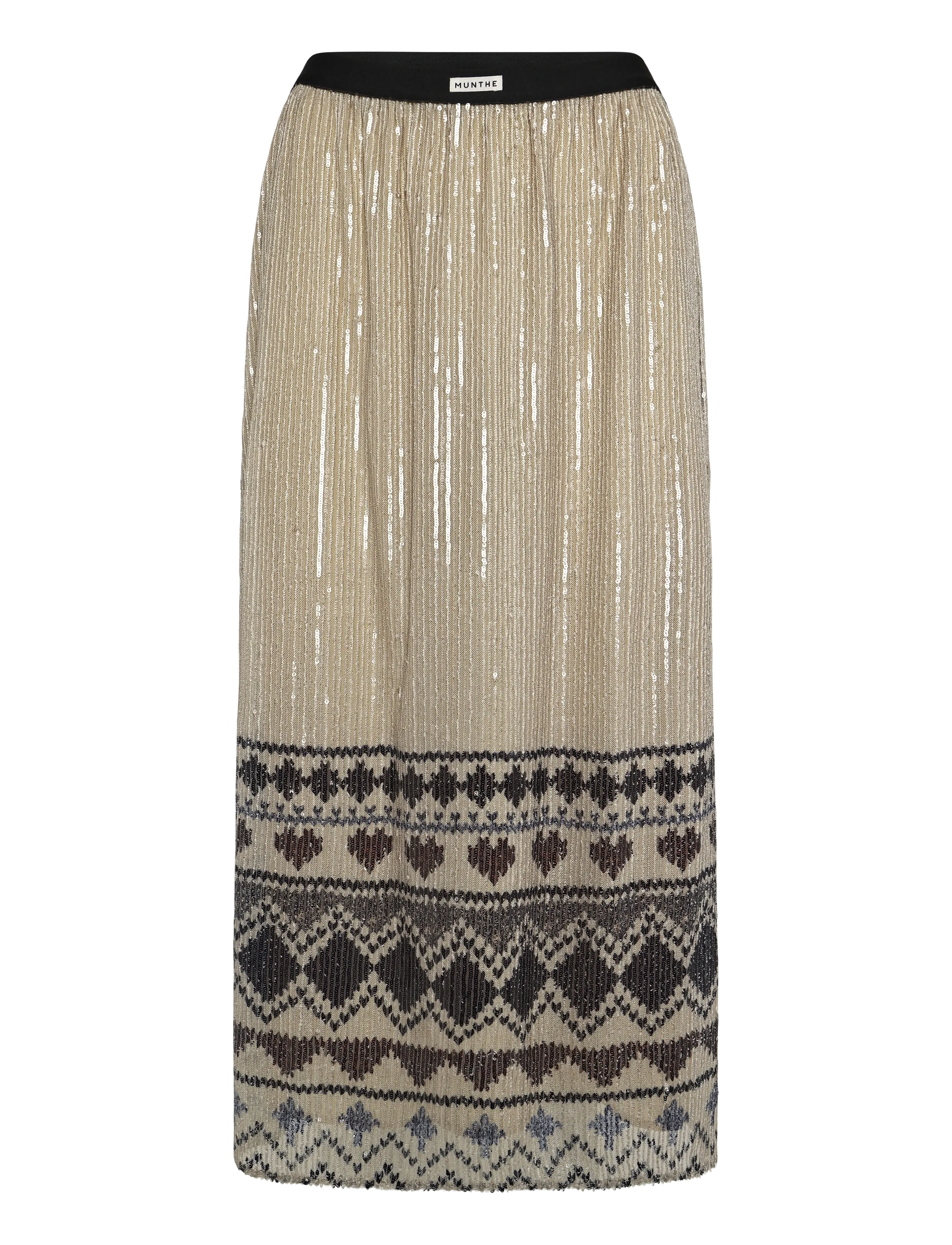 Munthe VUZIA - Festtøj - PRINT CAMEL / beige