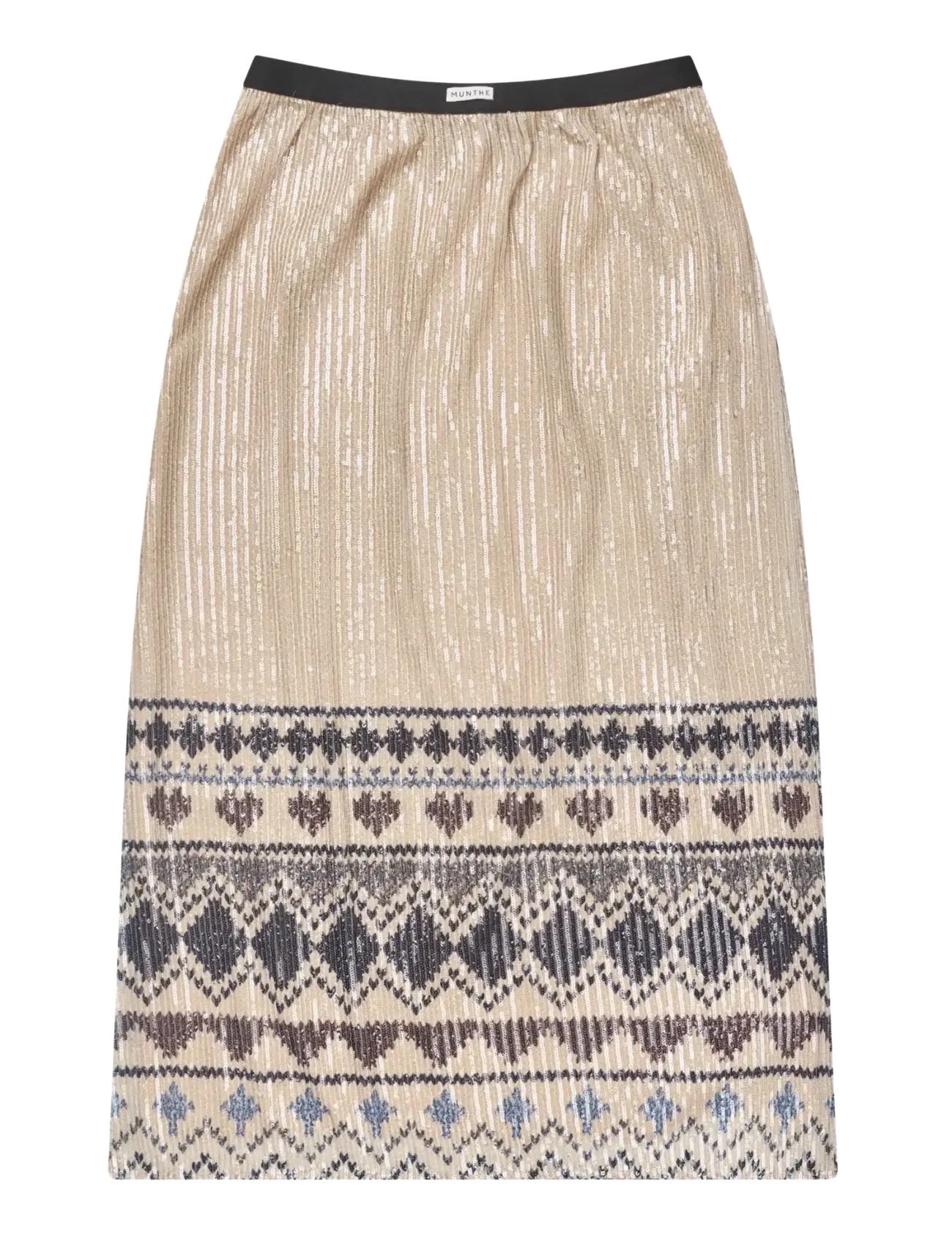 Munthe VUZIA - Midiseelikud - PRINT CAMEL / beige