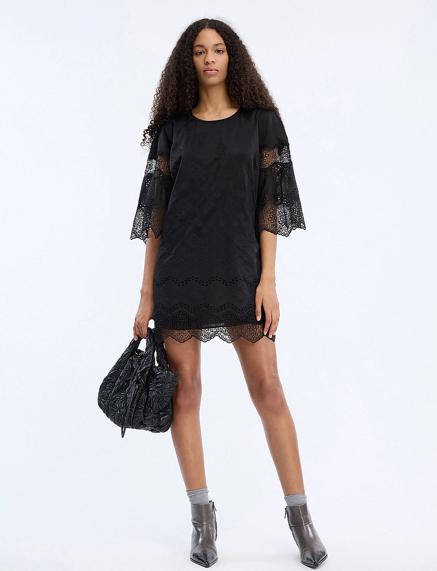 Munthe - VANSINA - blondekjoler - black - 0