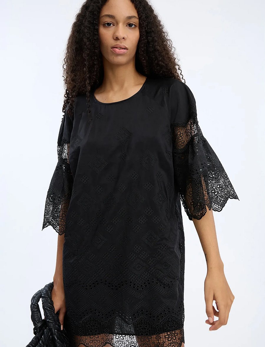 Munthe - VANSINA - spitzenkleider - black - 2