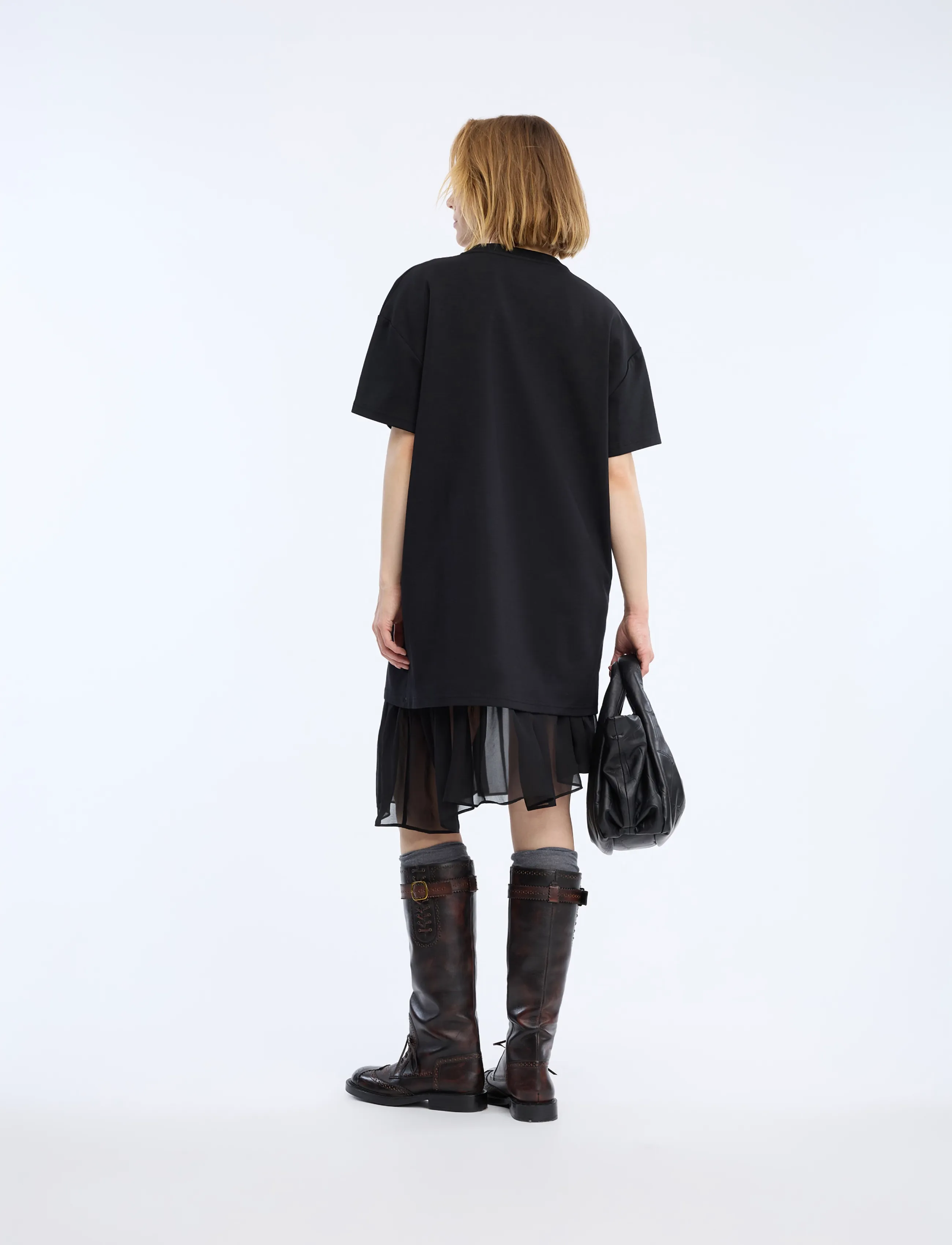 Munthe - VISORLESS - t-shirtklänningar - black - 2