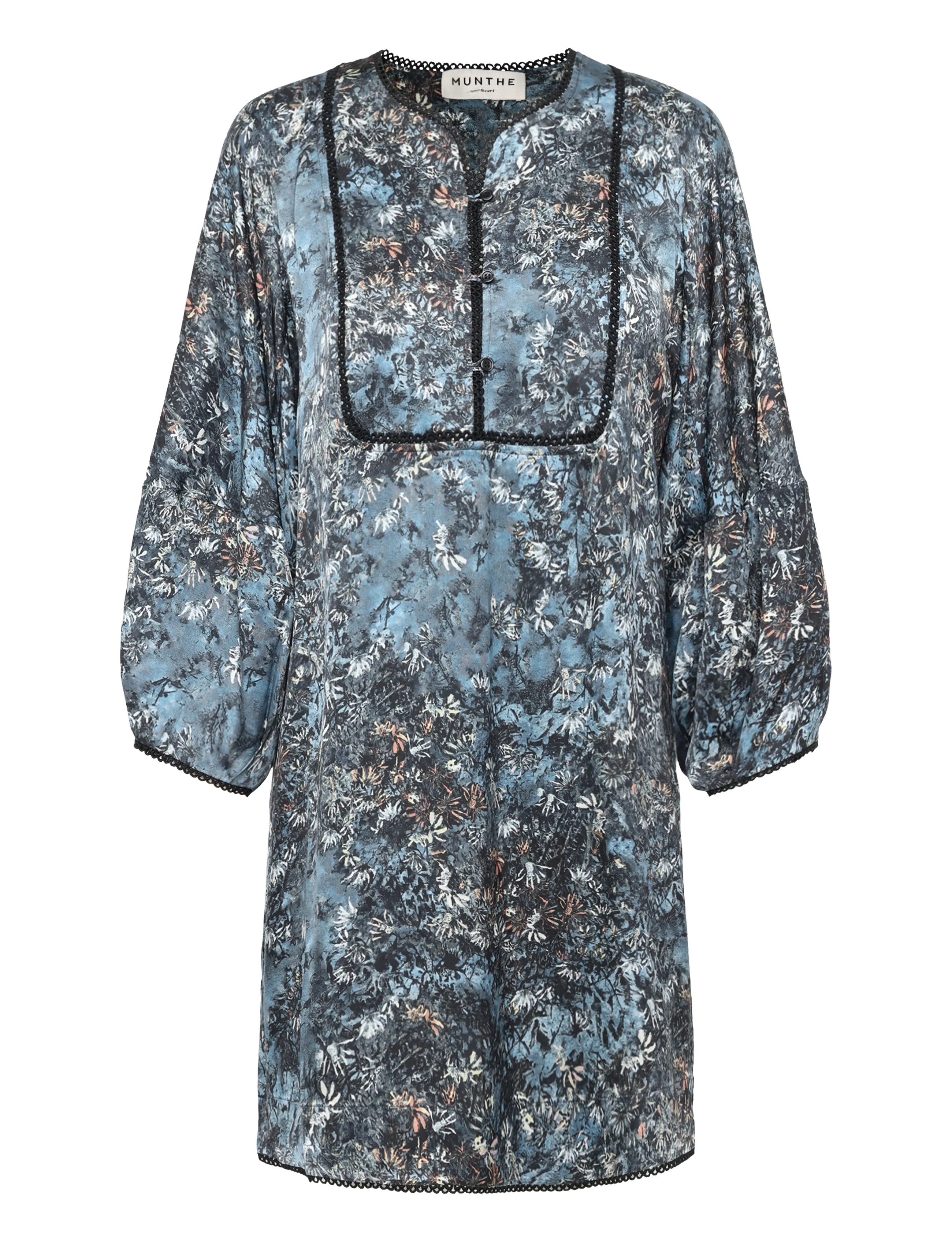 Munthe - VRISTUNA - korte kjoler - print blue - 1