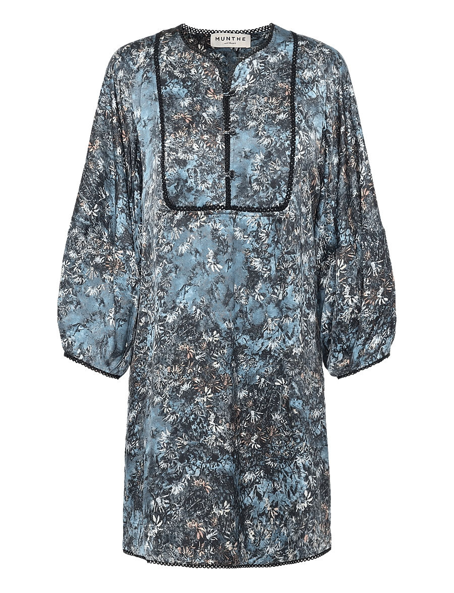 Munthe - VRISTUNA - korte kjoler - print blue - 1
