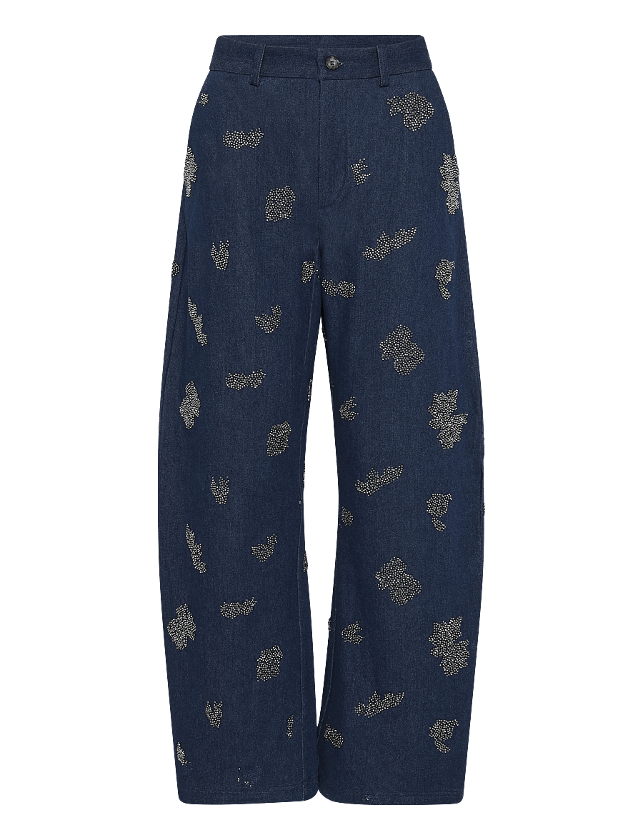 Munthe - VASLER - sirged teksad - navy - 1