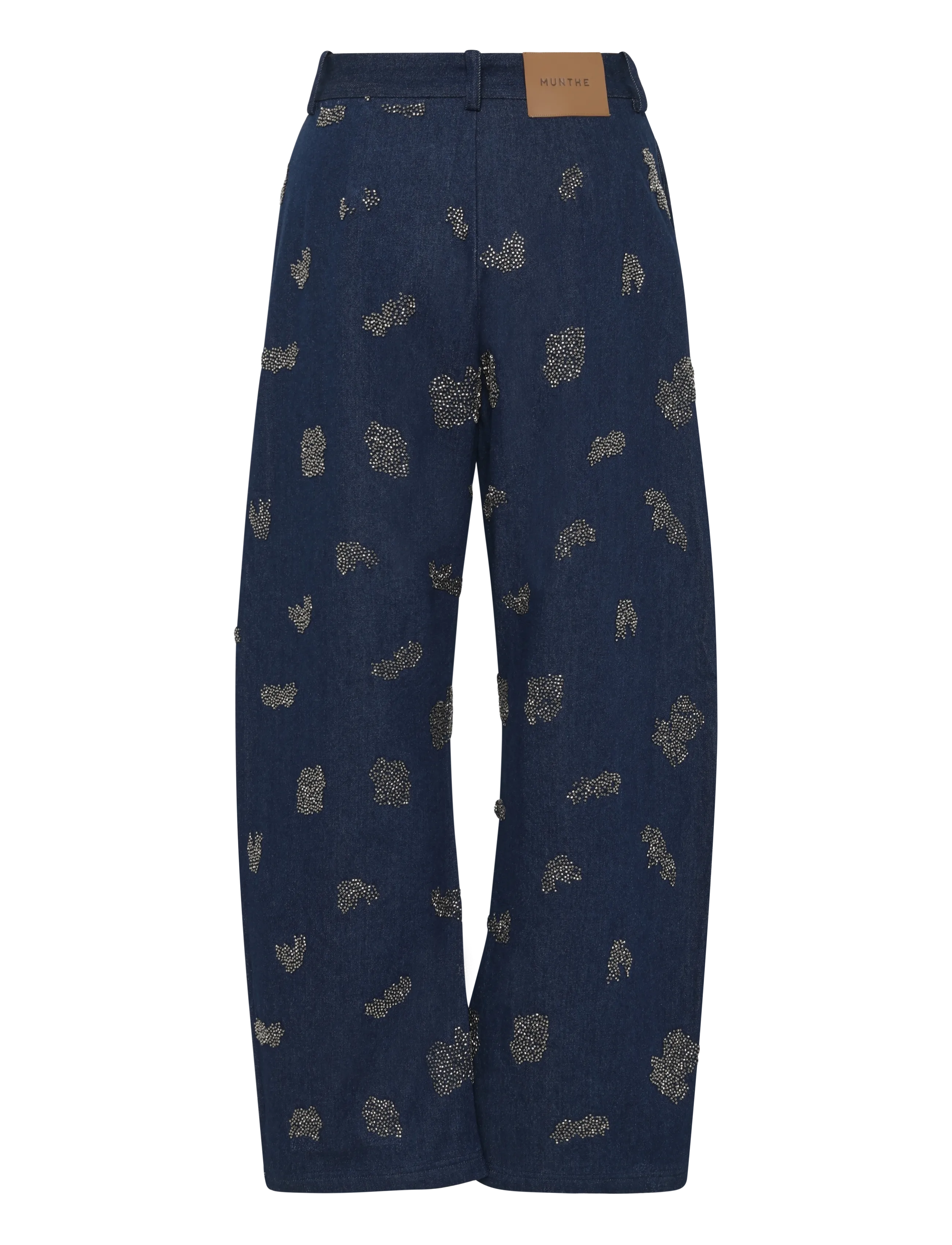 Munthe - VASLER - sirged teksad - navy - 2