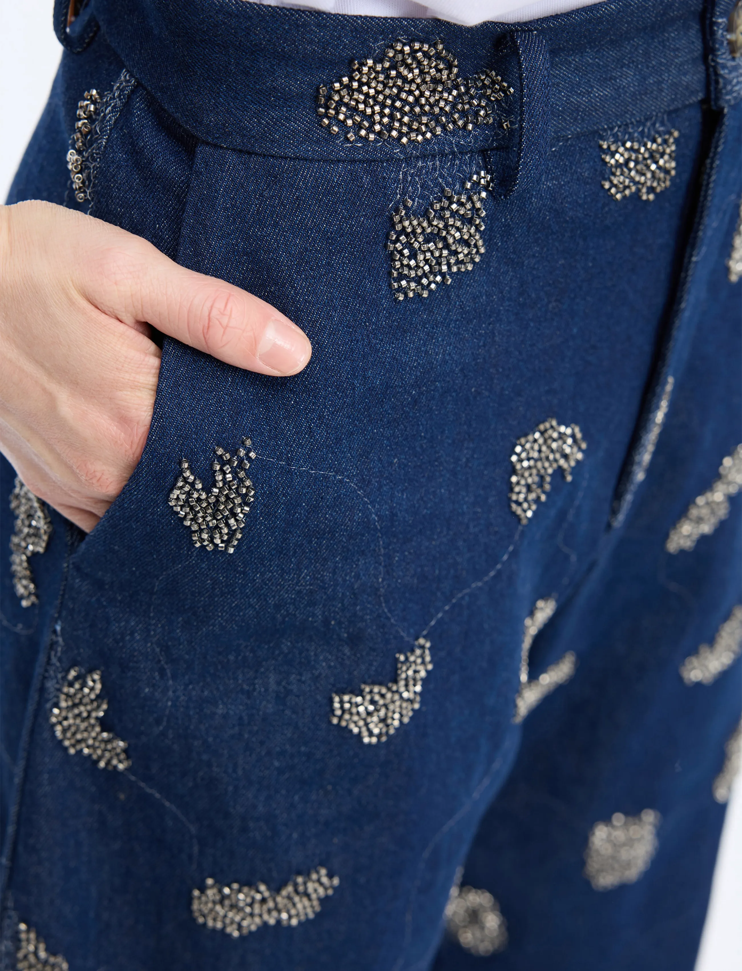 Munthe - VASLER - sirged teksad - navy - 5