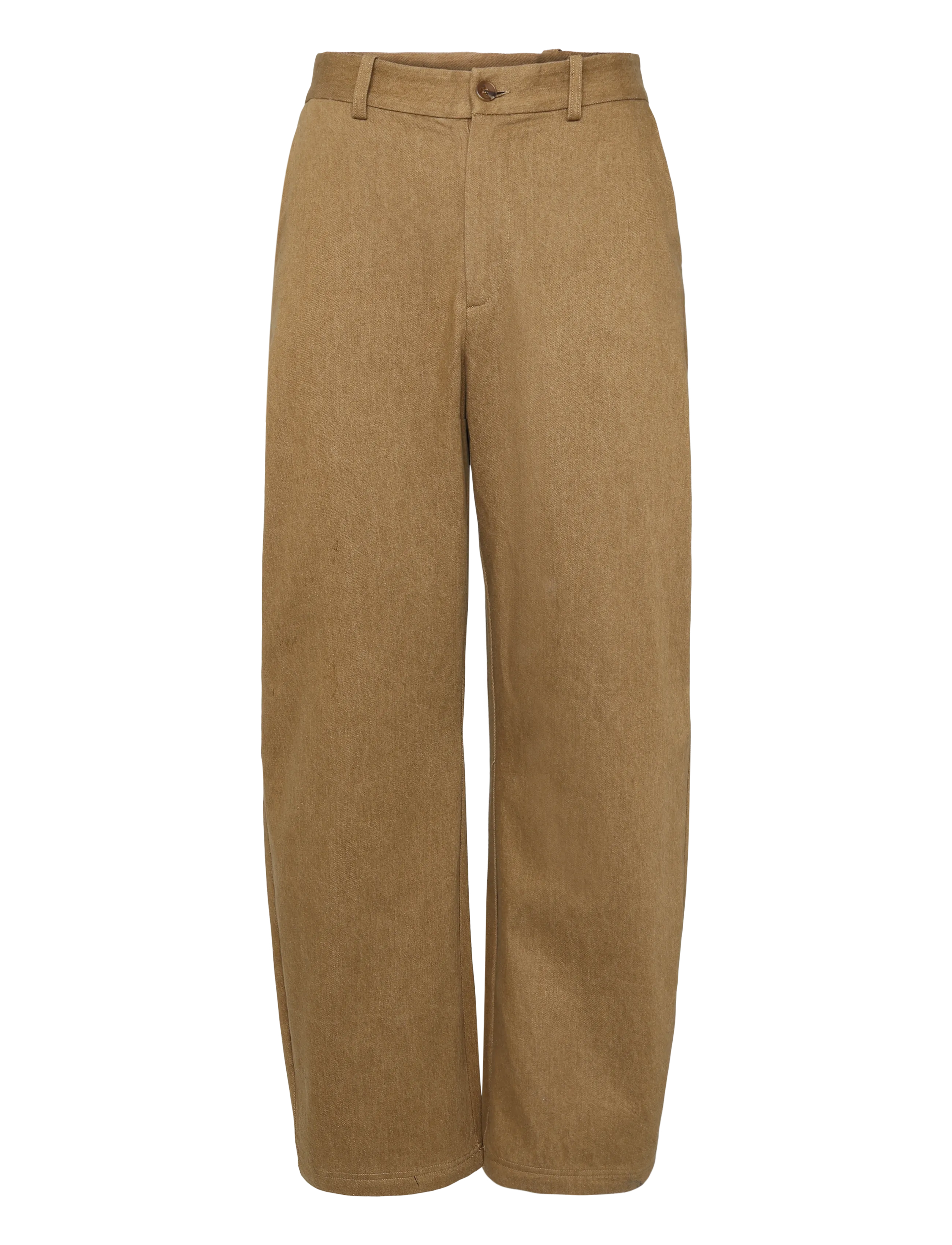 Munthe - VUZLER - straight leg trousers - nature - 1