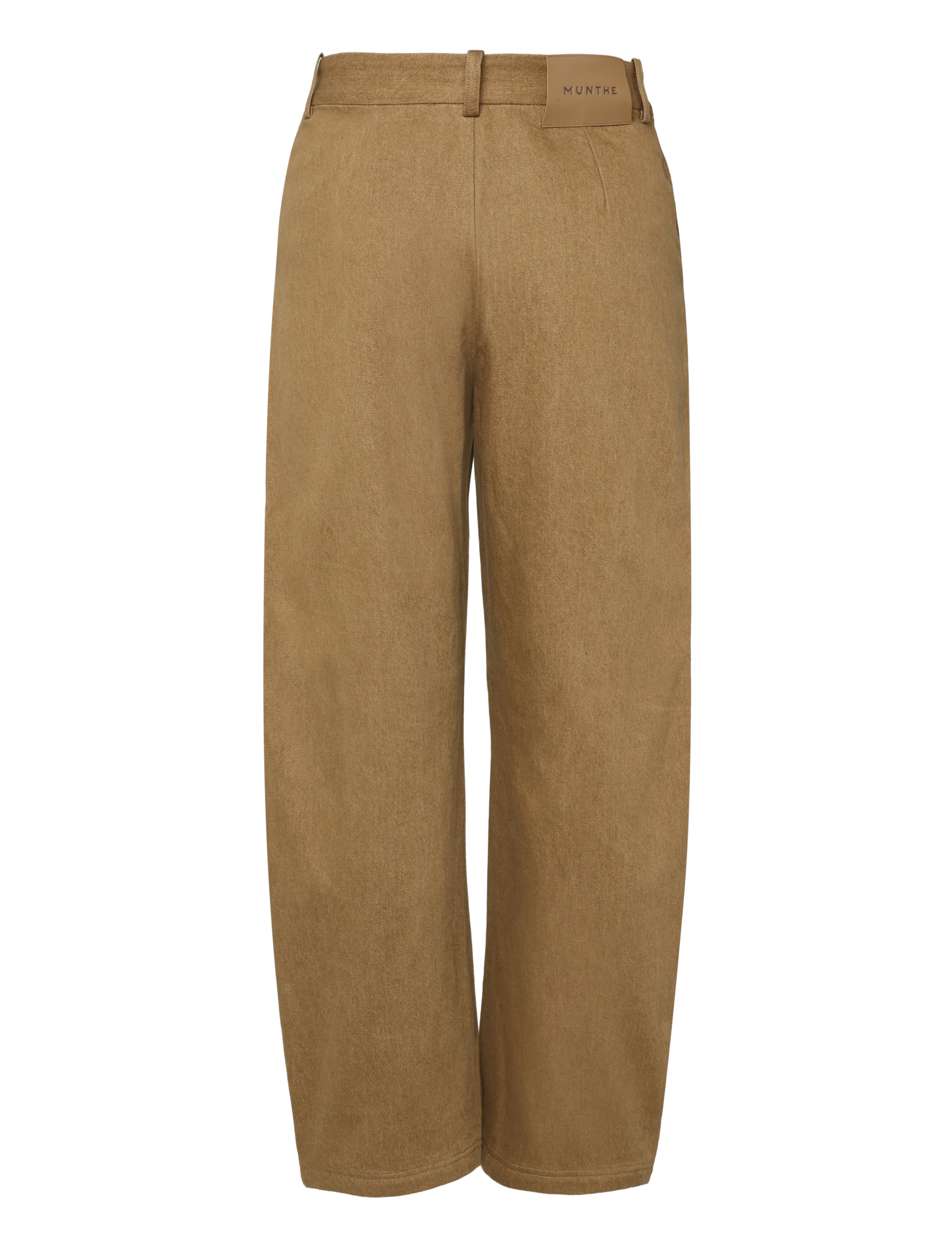 Munthe - VUZLER - straight leg trousers - nature - 2