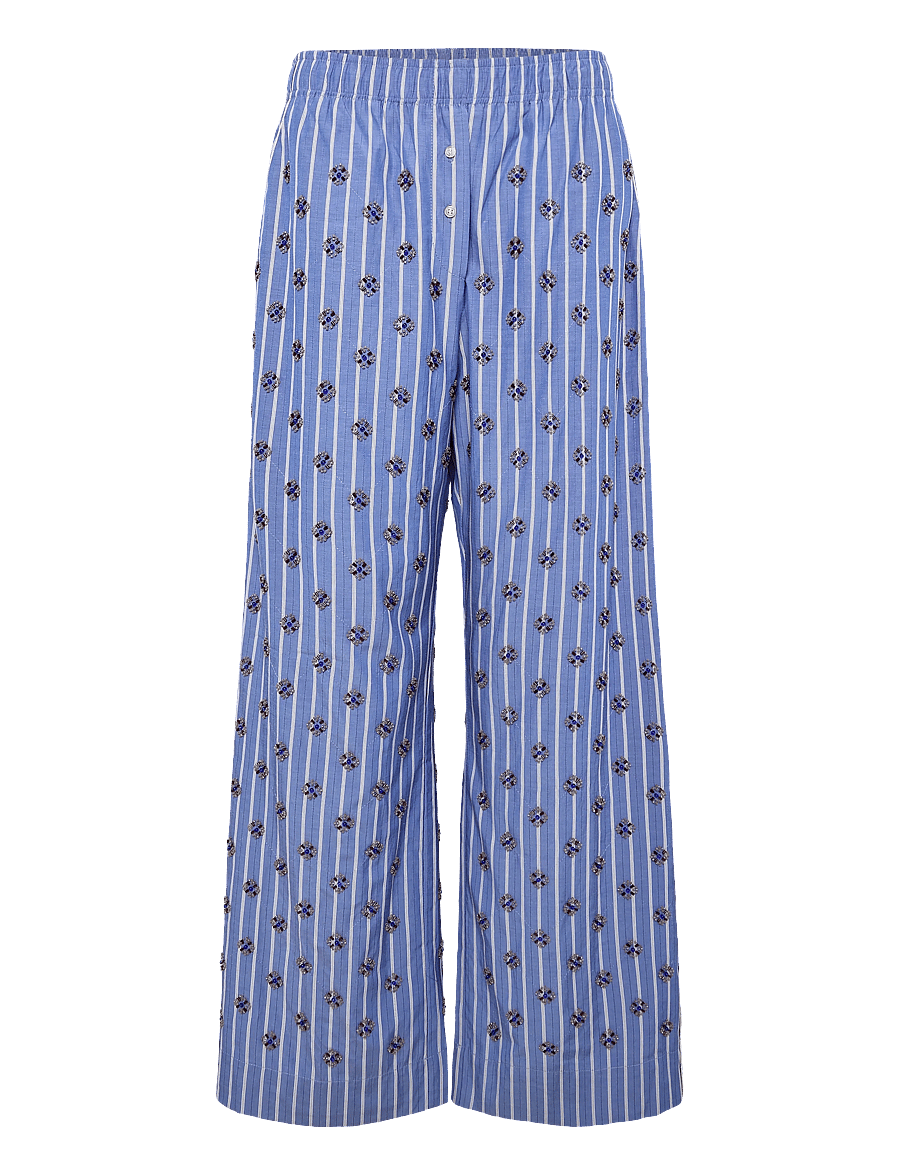 Munthe - VIOLOGEN - sirged püksid - blue - 1
