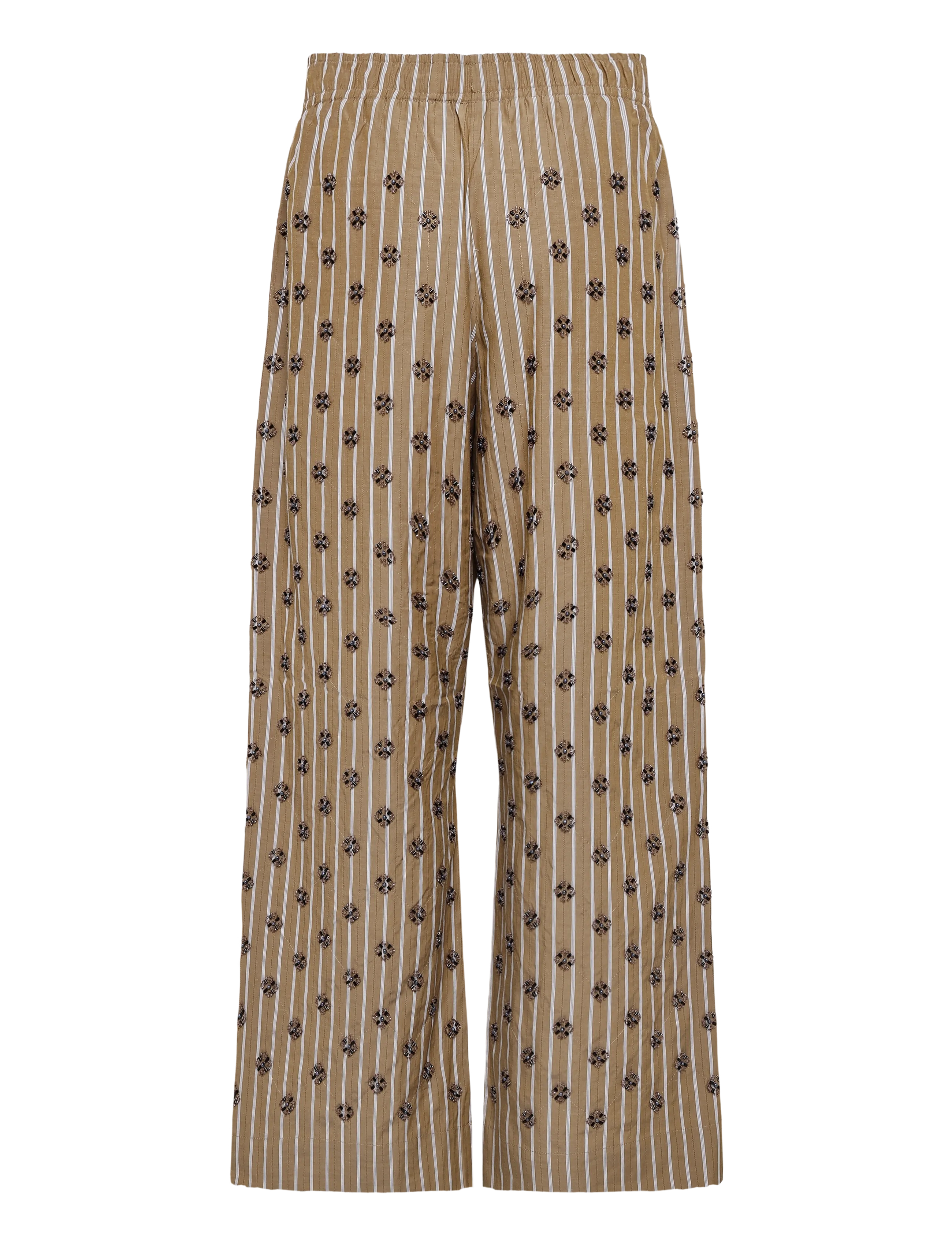 Munthe - VIOLOGEN - straight leg trousers - nature - 2