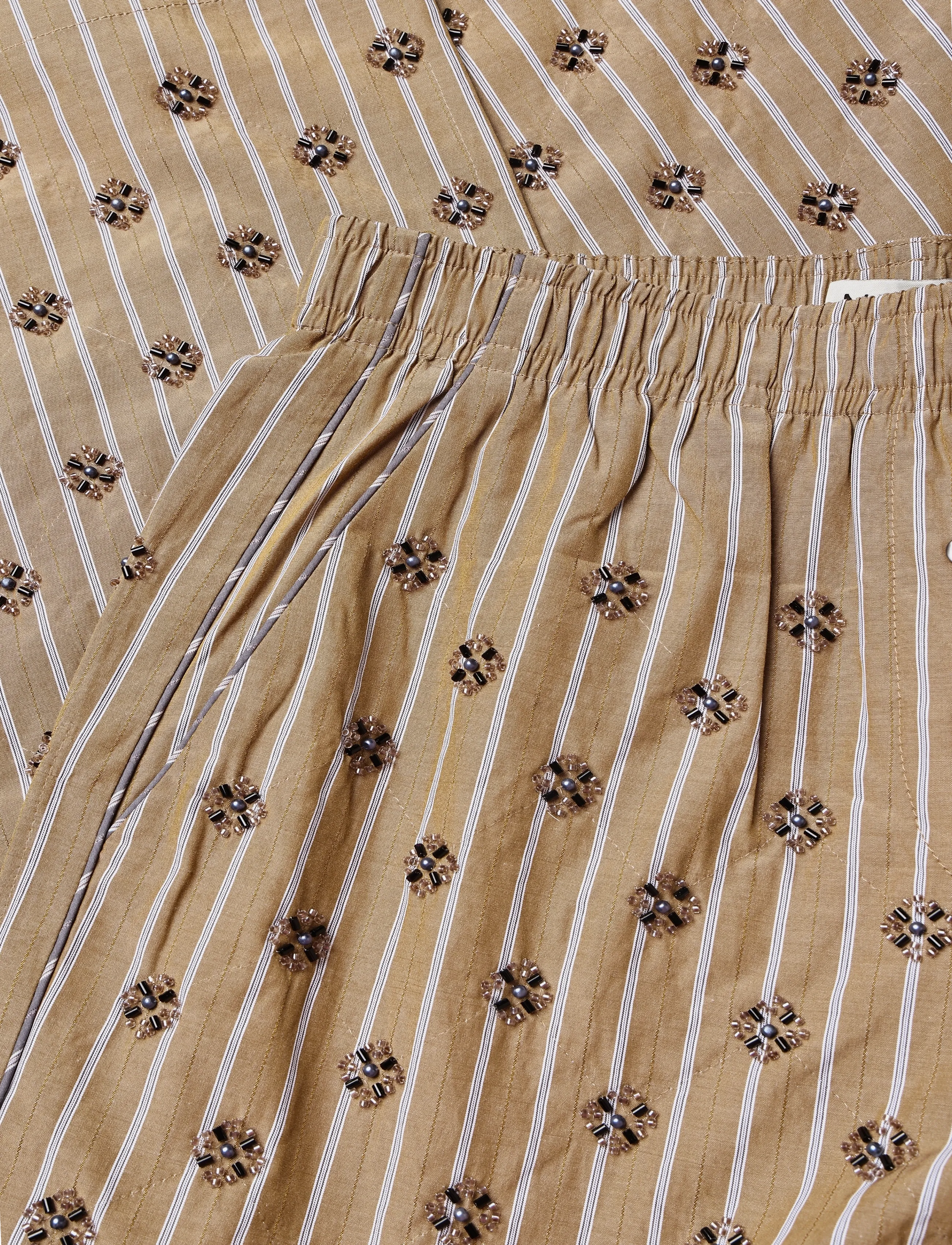 Munthe - VIOLOGEN - straight leg trousers - nature - 4