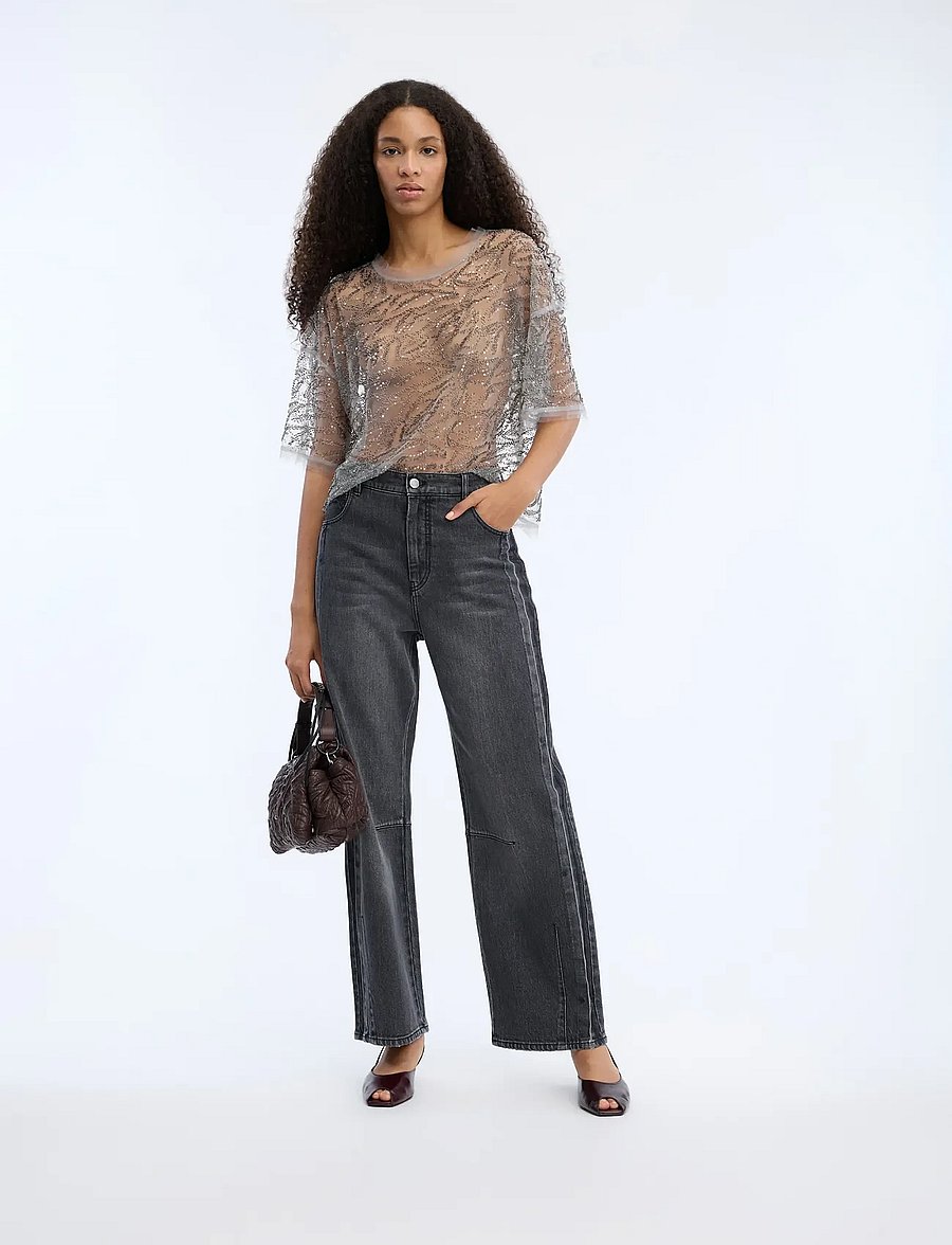 Munthe - BOHDI - straight jeans - black - 0