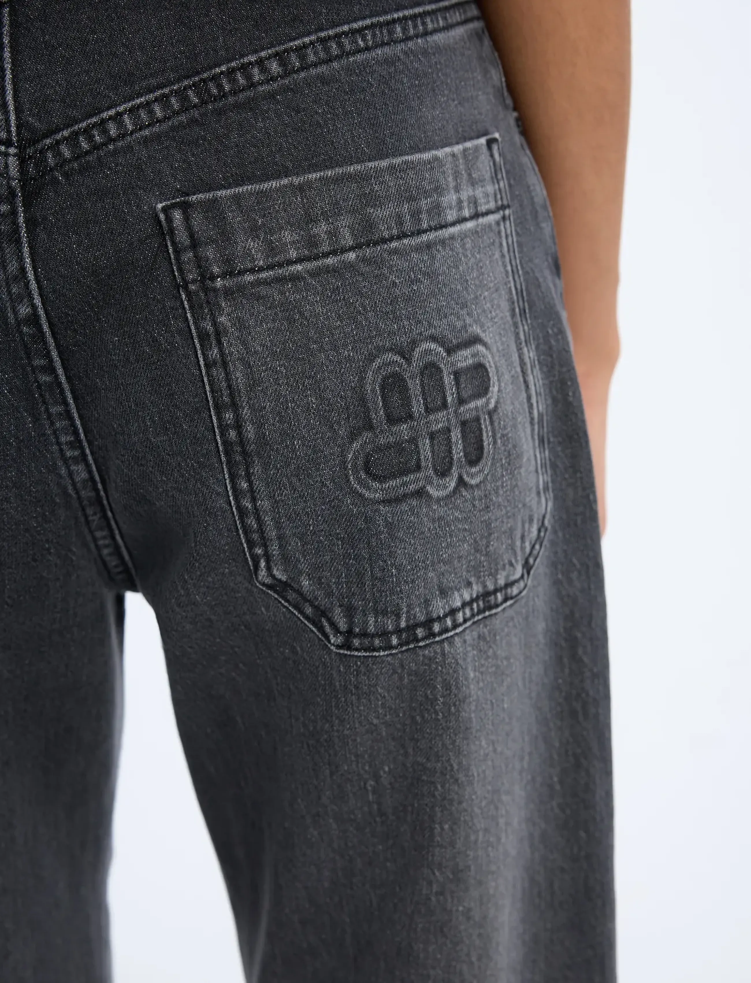 Munthe - BOHDI - straight jeans - black - 2
