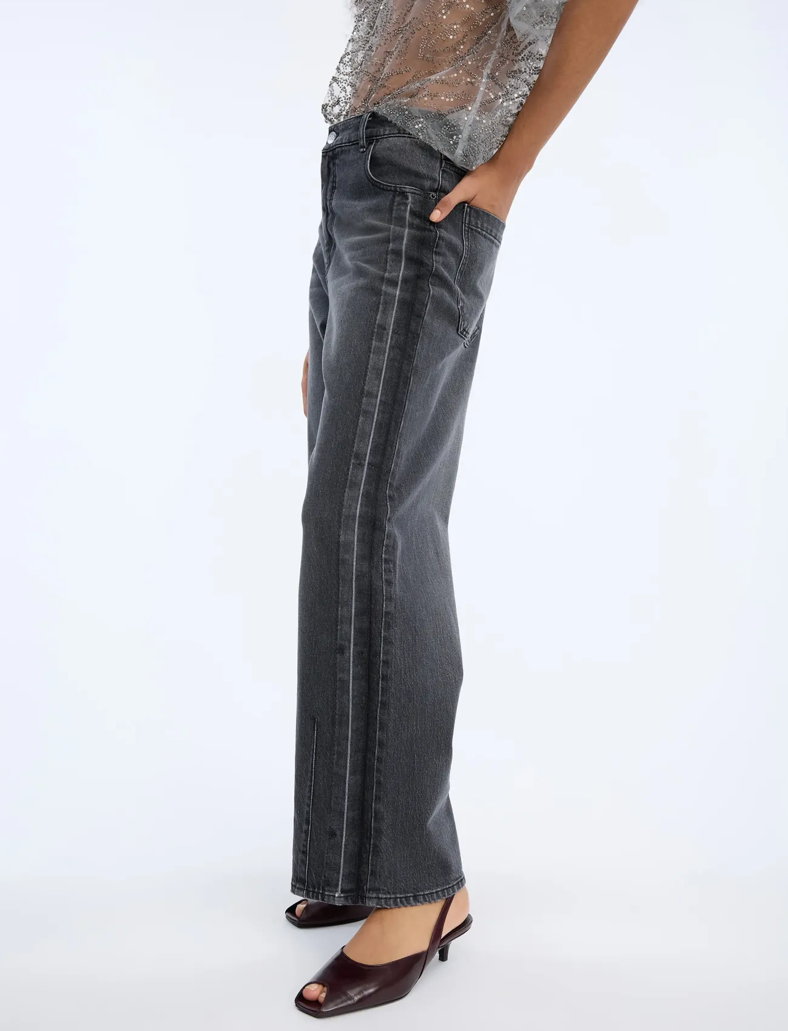 Munthe - BOHDI - straight jeans - black - 3