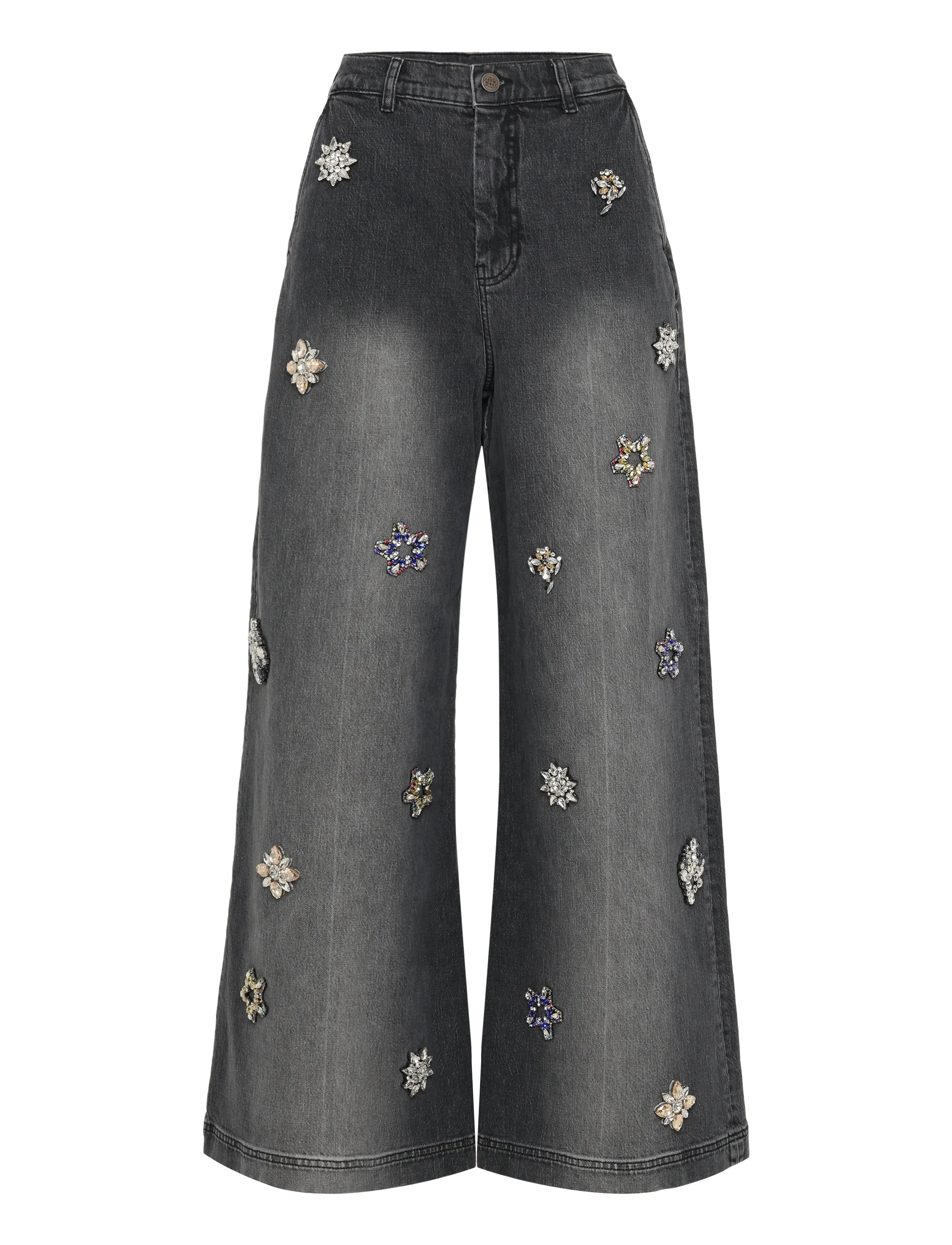 Munthe - VODWAR - wide leg jeans - black - 1
