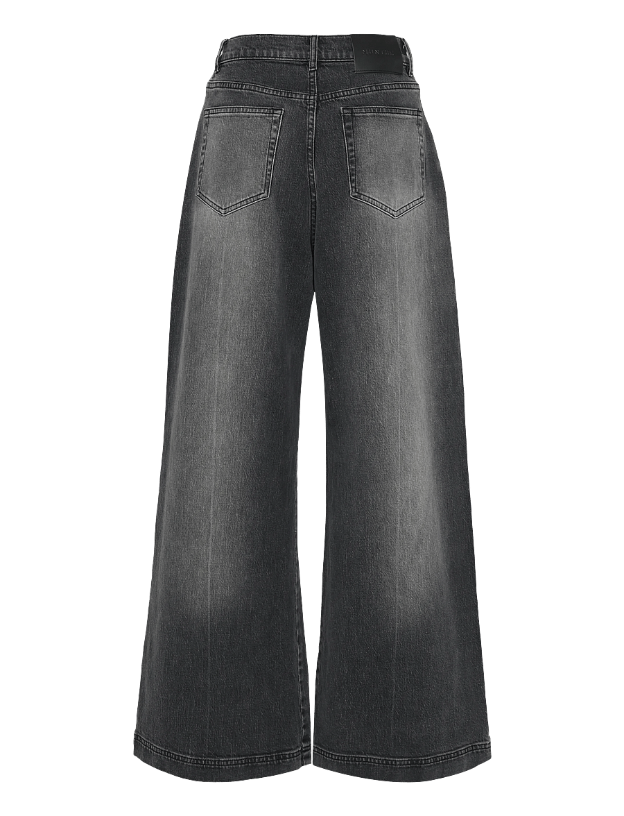 Munthe - VODWAR - wide leg jeans - black - 2