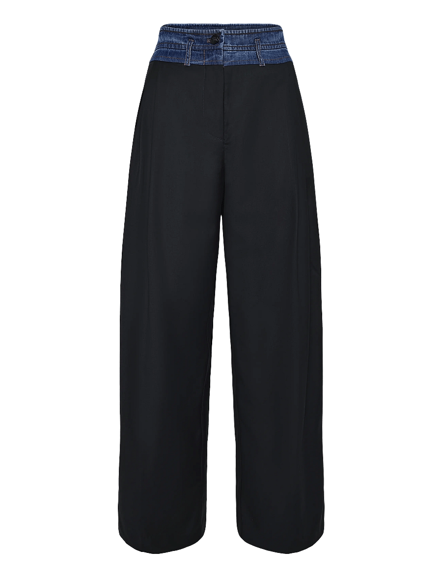 Munthe - NORMAY - vida byxor - black - 1