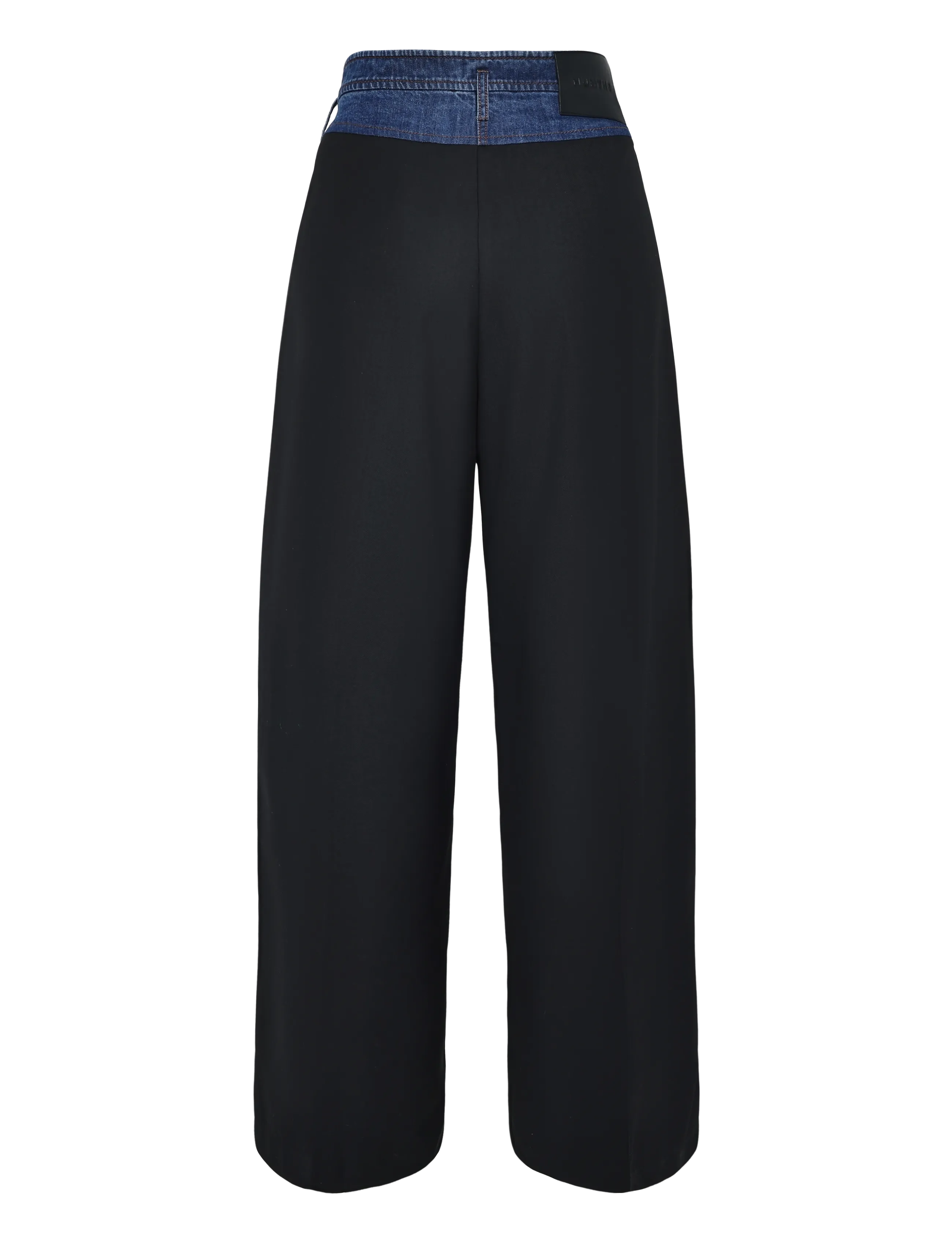 Munthe - NORMAY - laia säärega püksid - black - 2