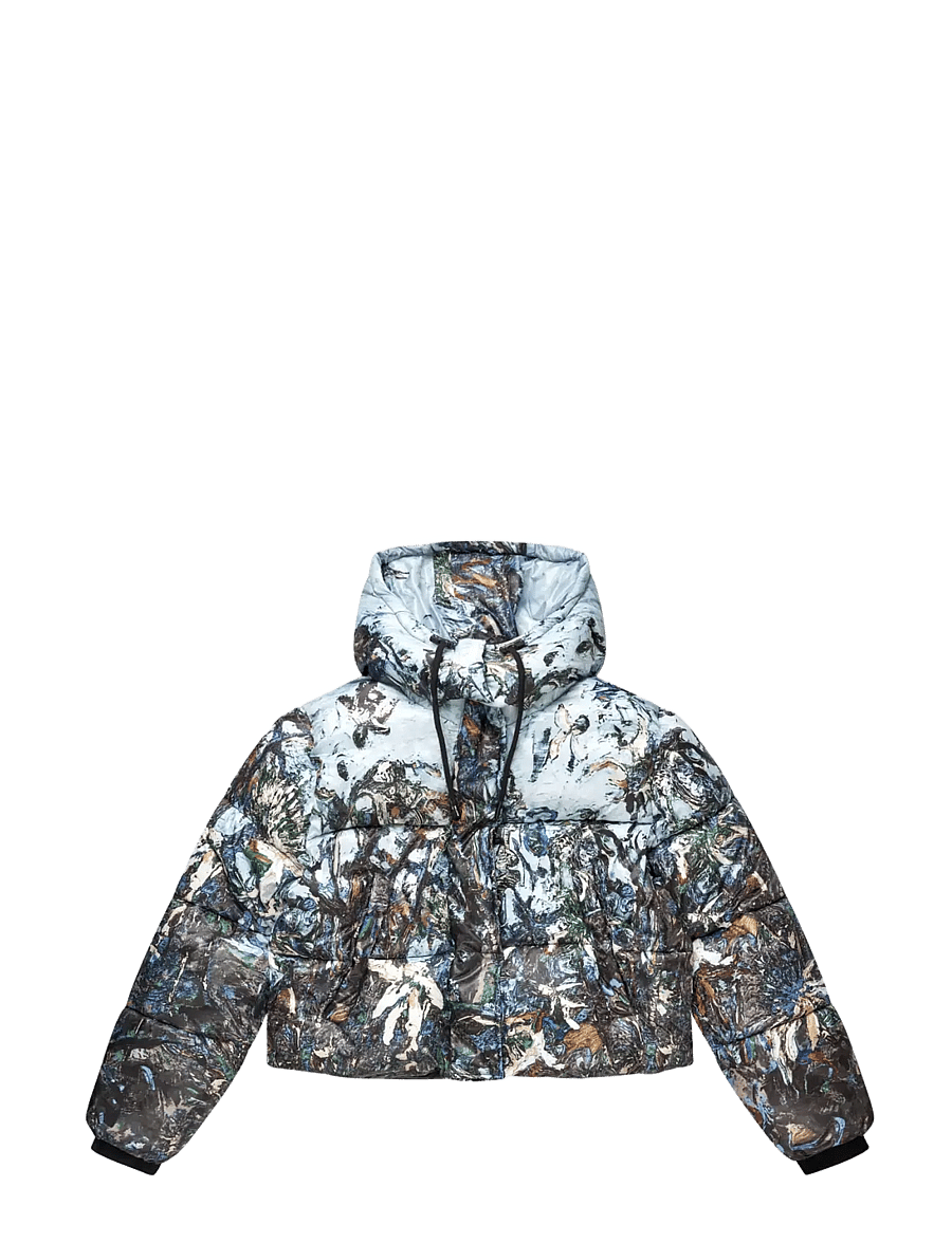 Munthe - VUBA - winterjacken - print grey - 1