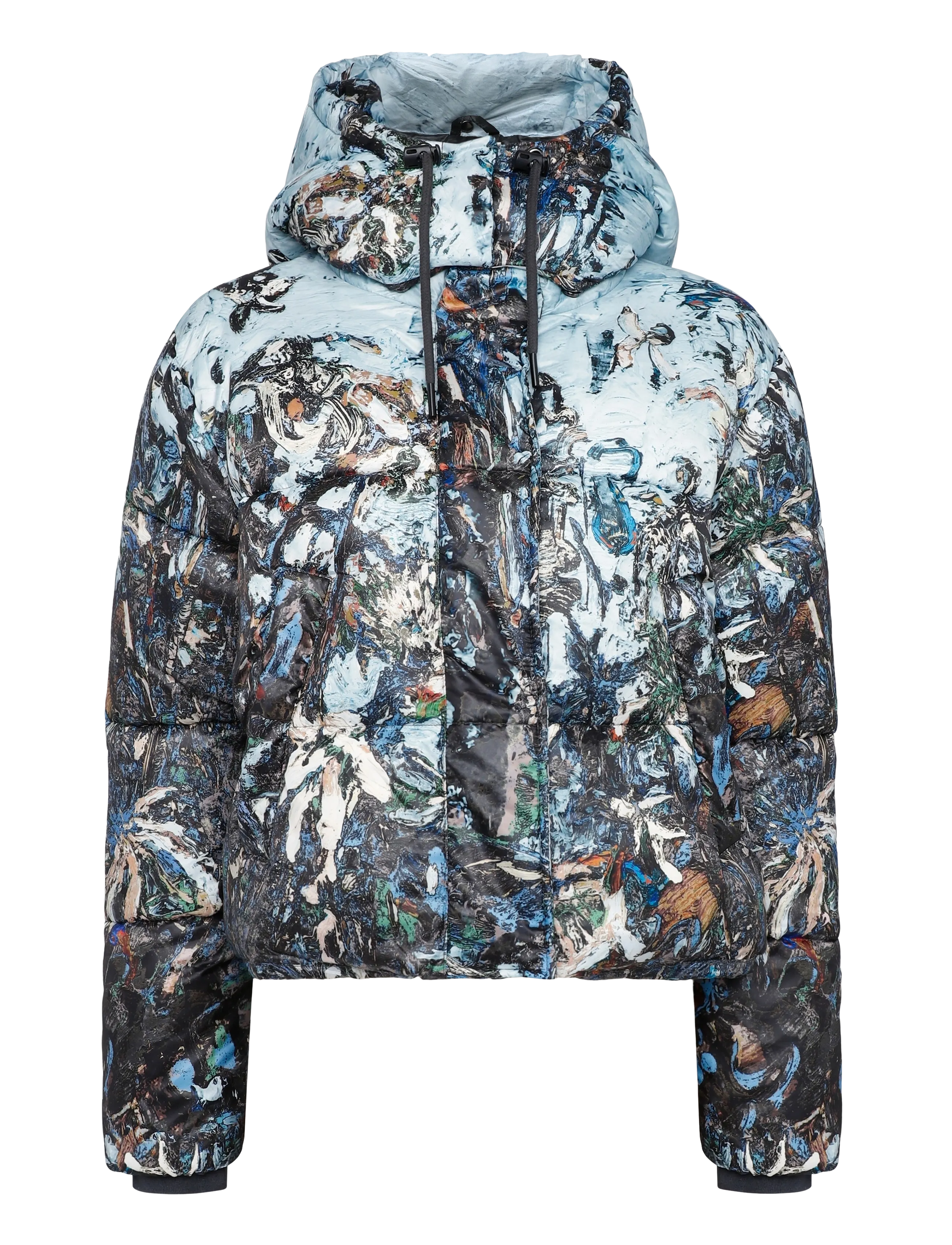 Munthe - VUBA - winterjacken - print grey - 1