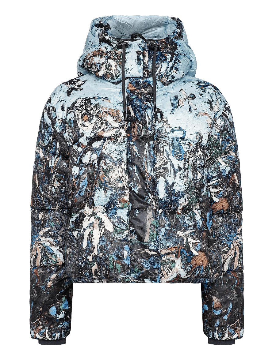 Munthe - VUBA - winterjacken - print grey - 1