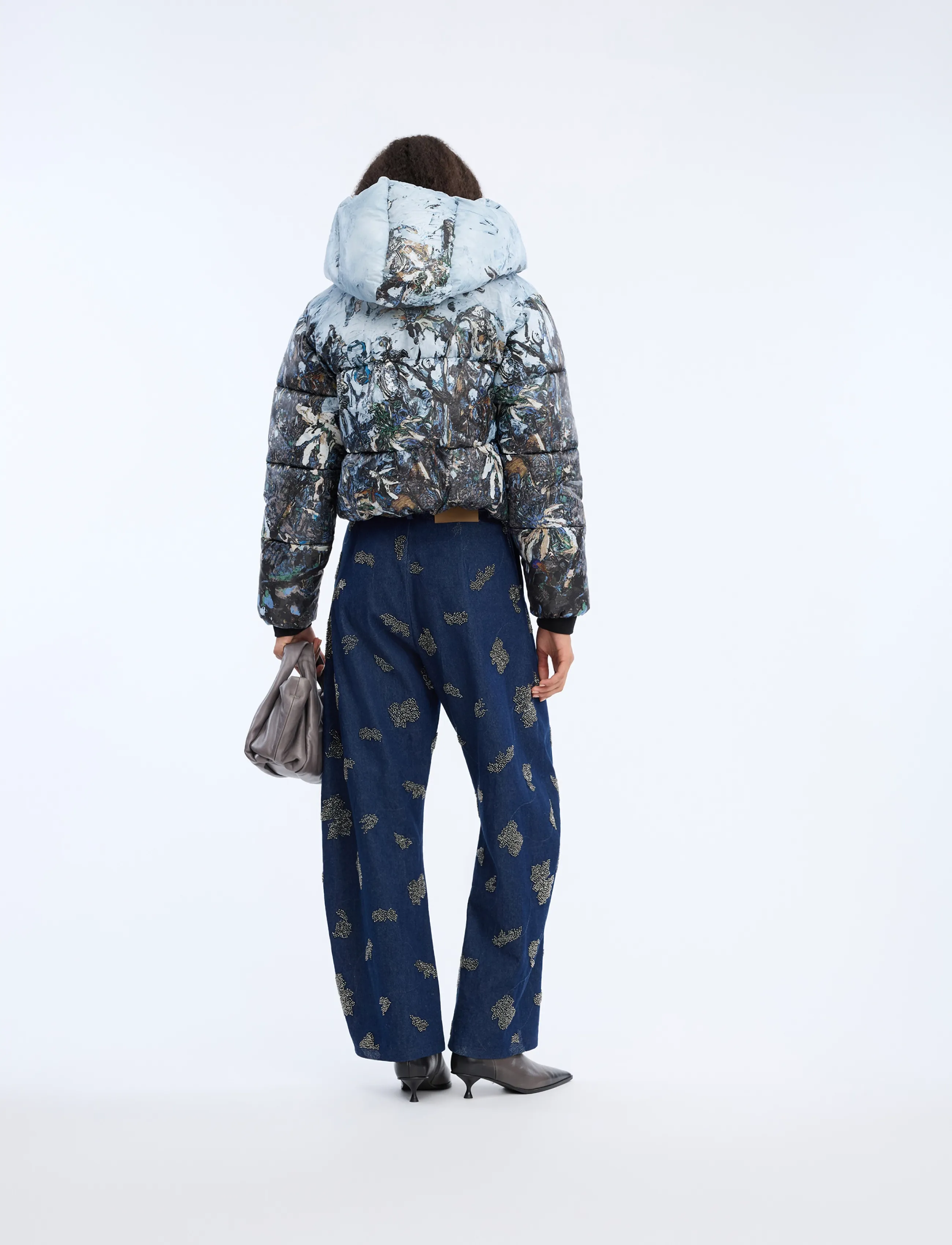 Munthe - VUBA - winter jacket - print grey - 2