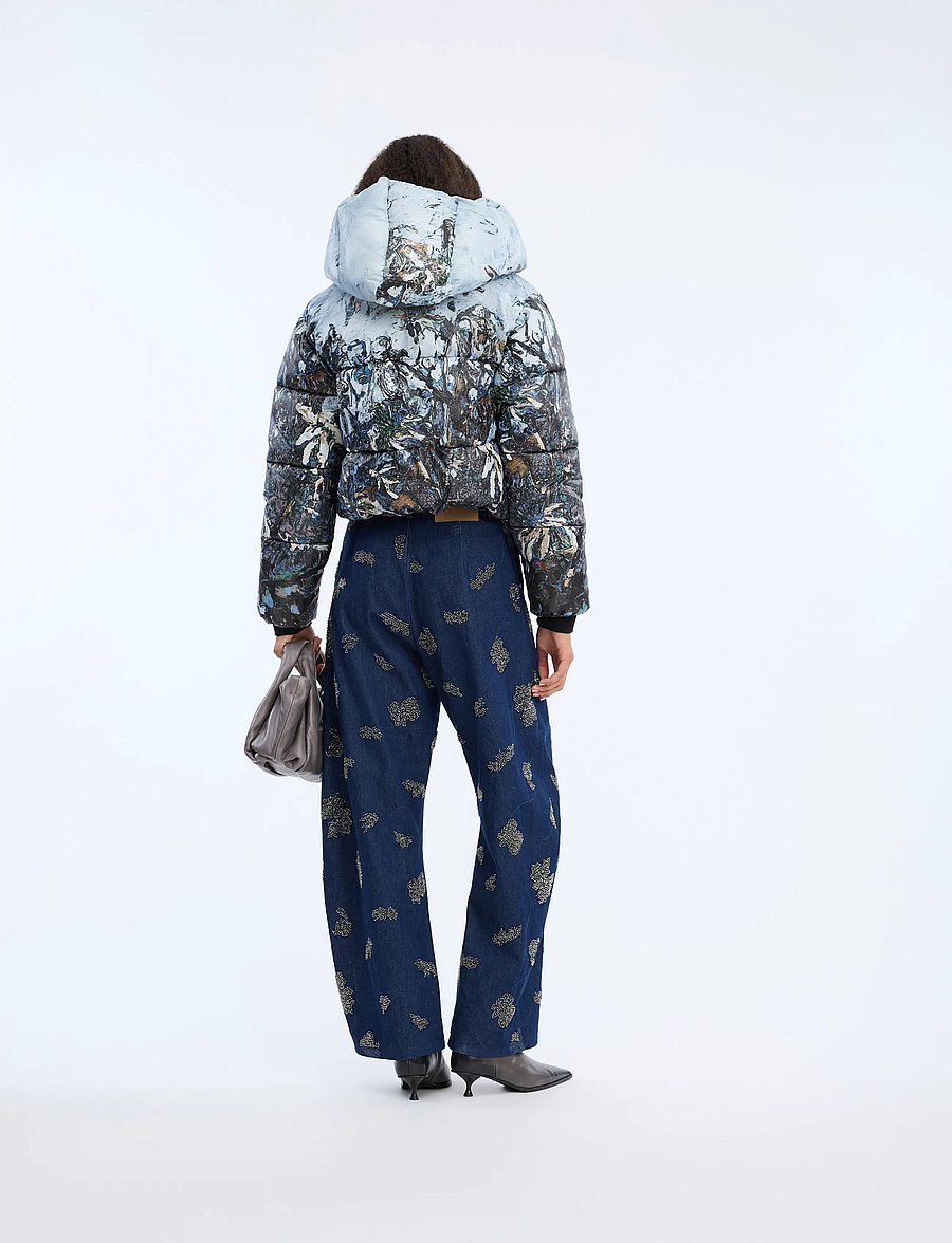 Munthe - VUBA - winterjacken - print grey - 2