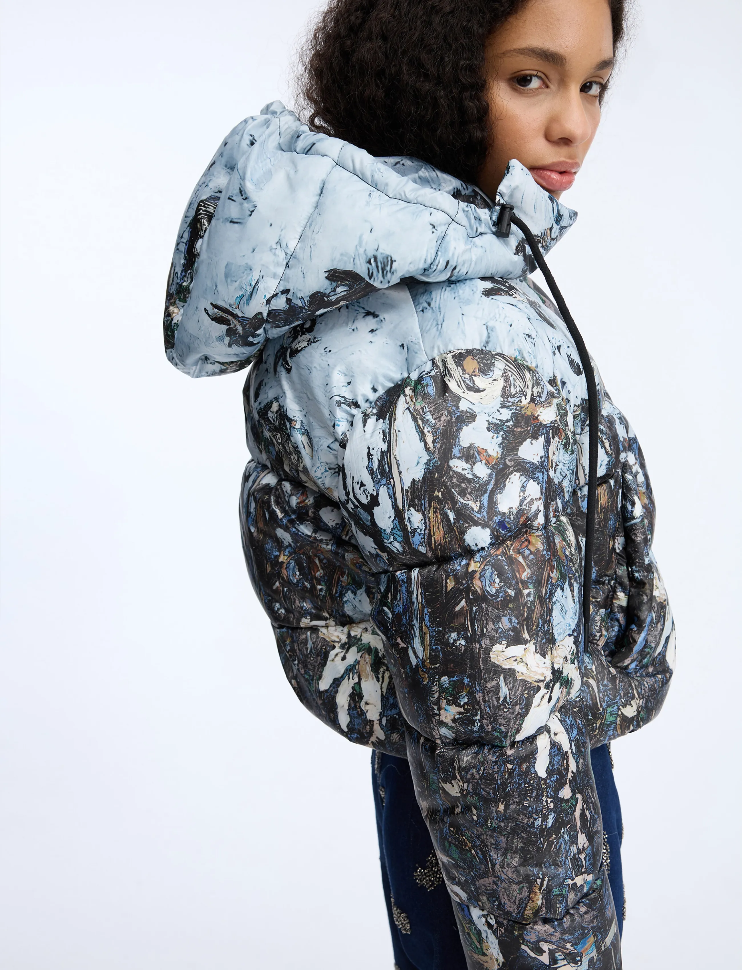 Munthe - VUBA - winter jacket - print grey - 4
