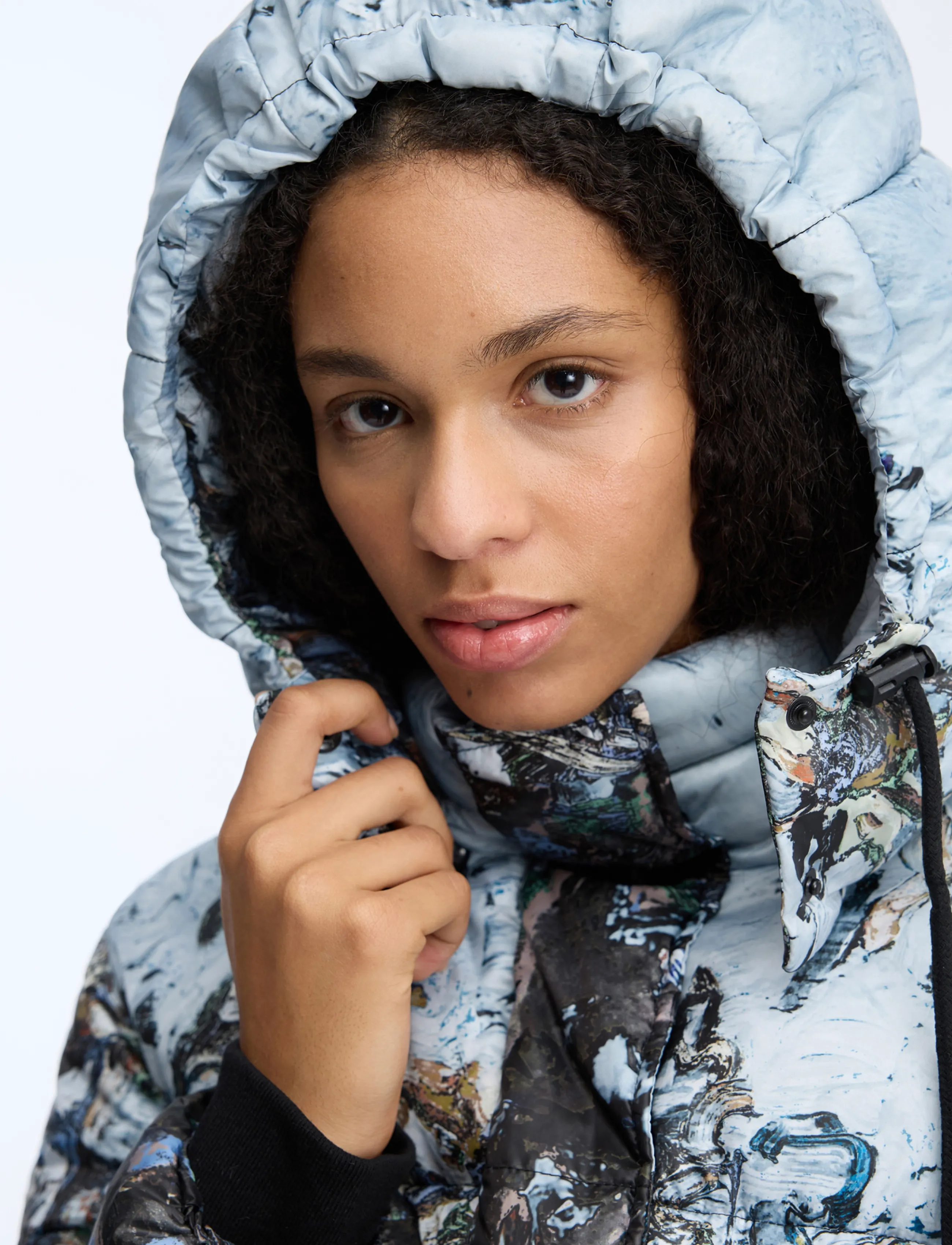 Munthe - VUBA - winter jacket - print grey - 5