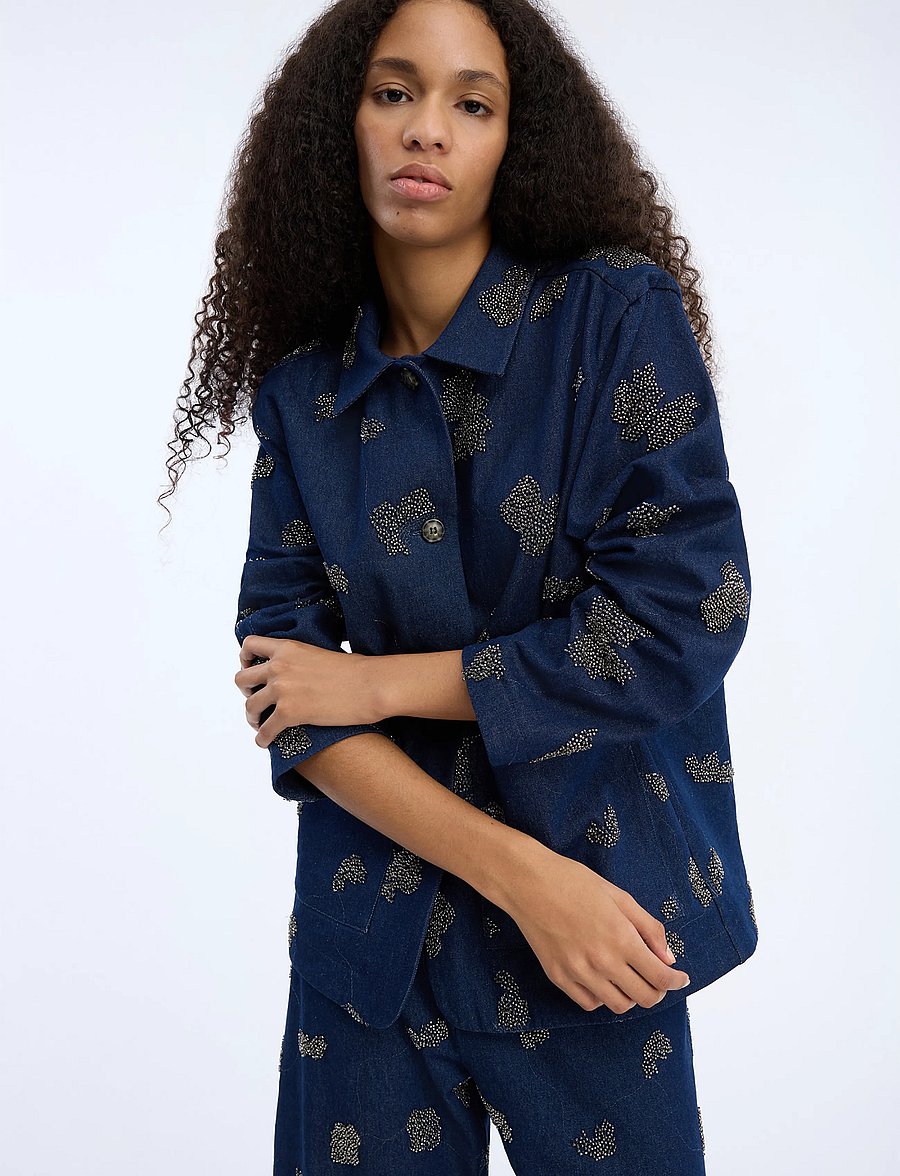 Munthe - VICHOLA - jeansjacken - navy - 3