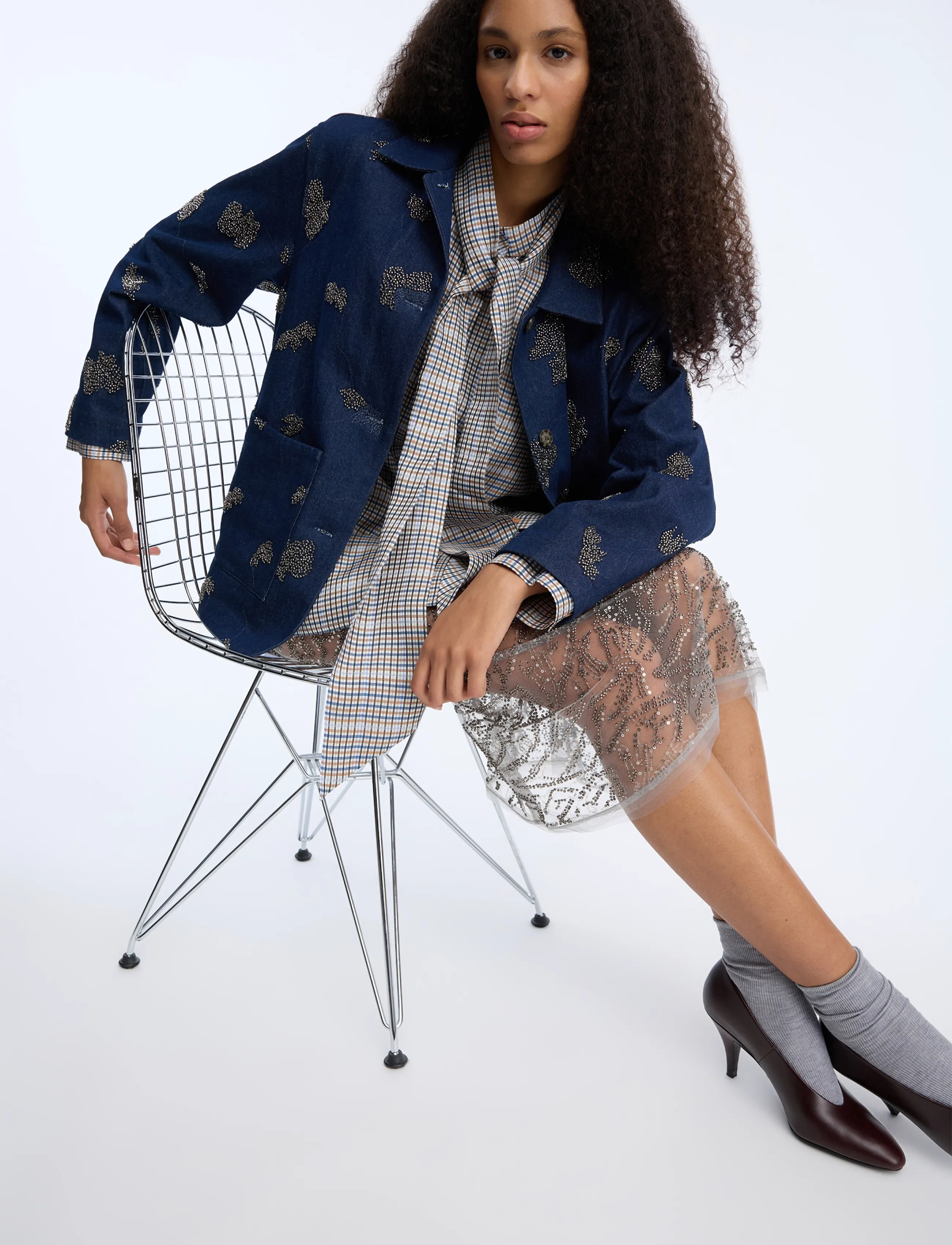 Munthe - VICHOLA - jeansjacken - navy - 5