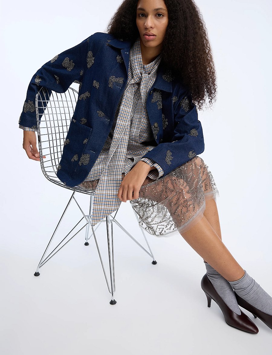 Munthe - VICHOLA - jeansjacken - navy - 5