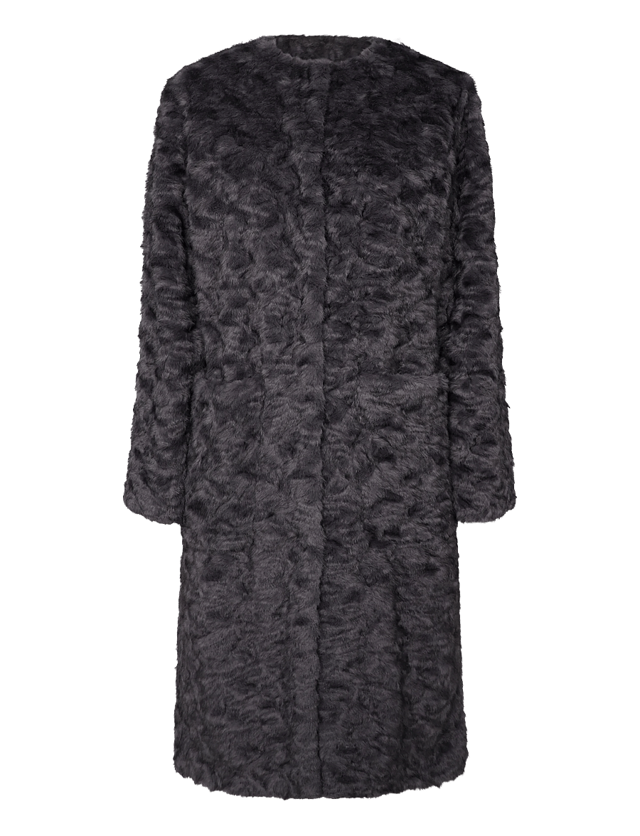 Munthe - VAINA - kunstpelz - grey - 1