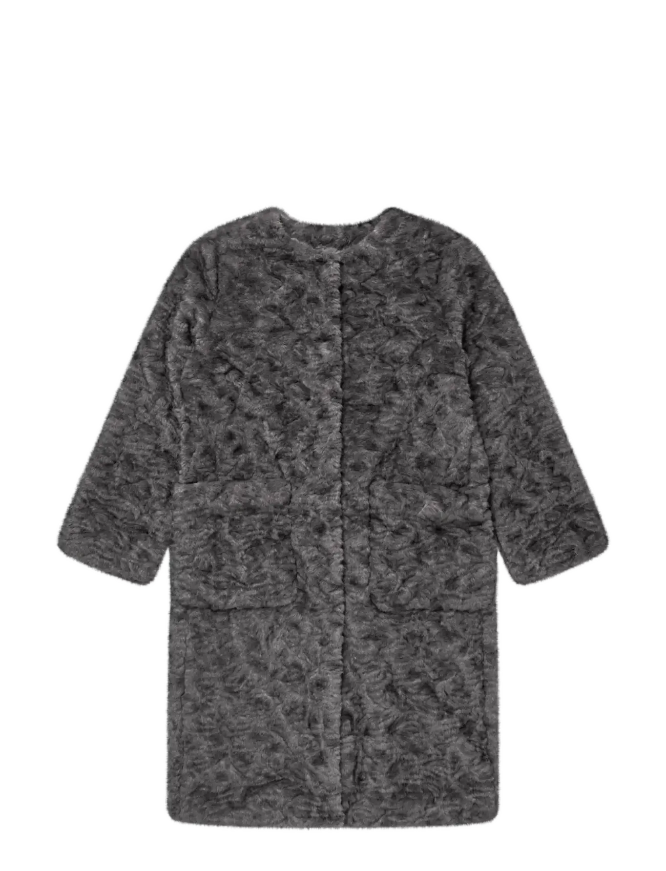 Munthe - VAINA - faux fur - grey - 1