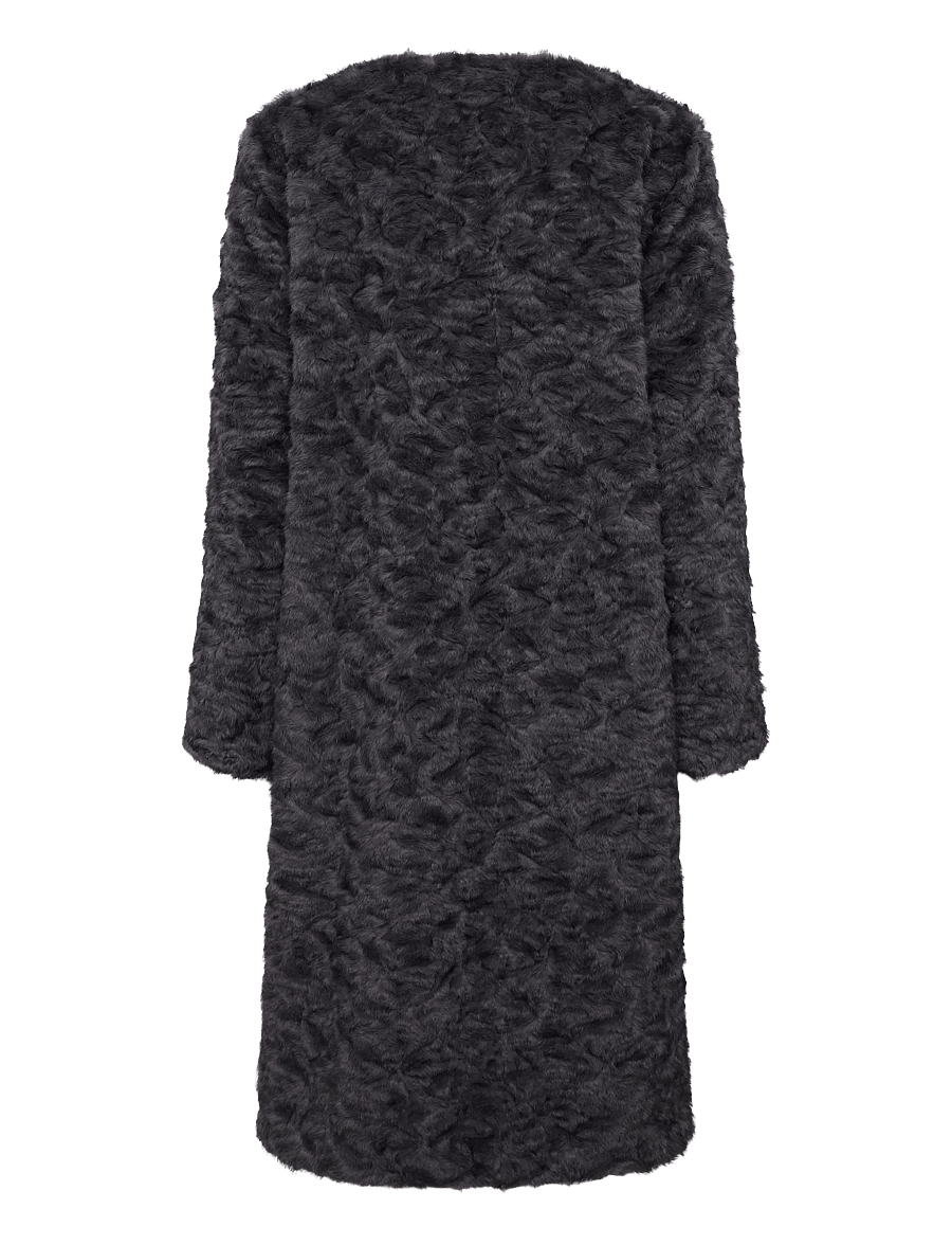 Munthe - VAINA - kunstpelz - grey - 2
