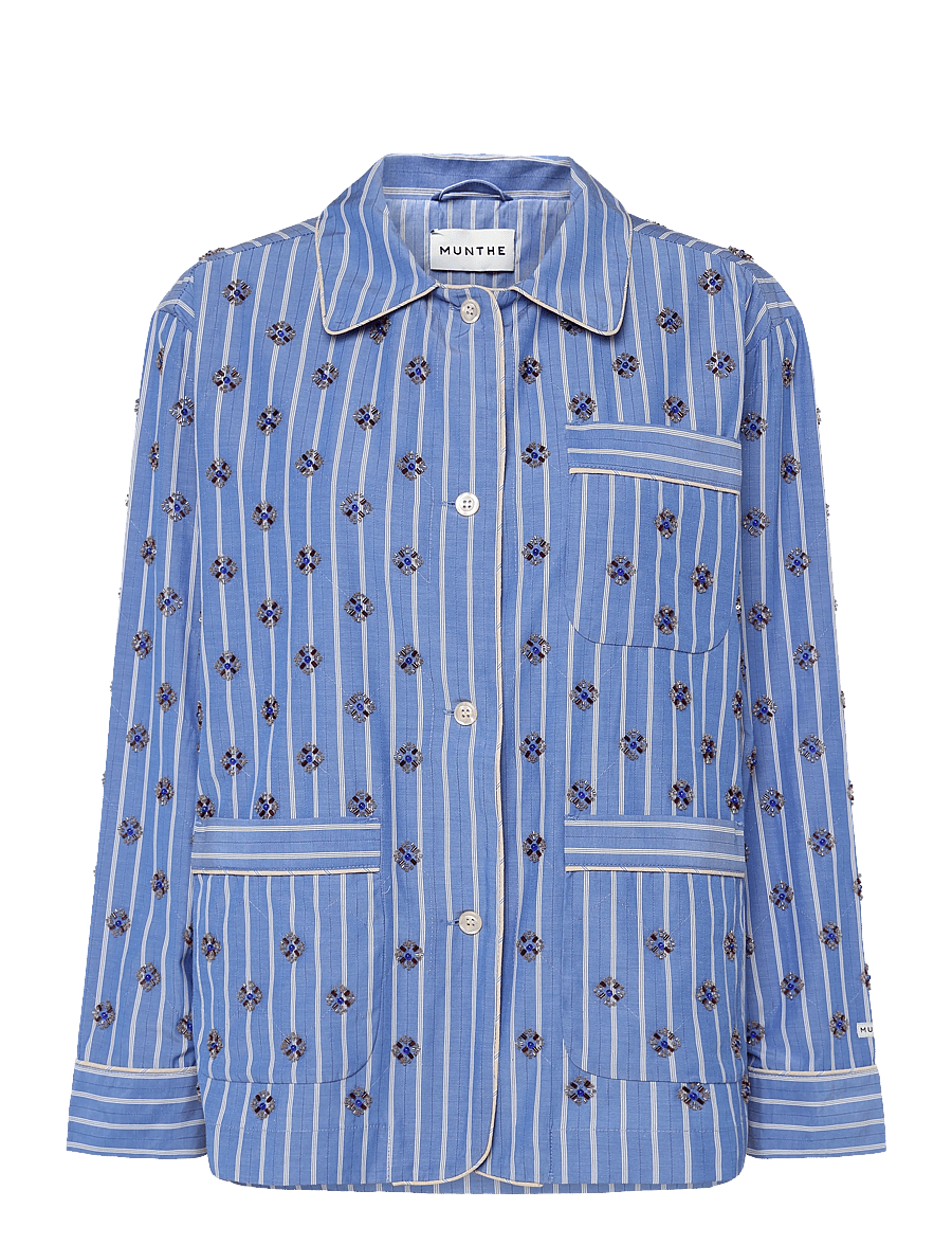 Munthe - VINTAGER - lette jakker - blue - 1