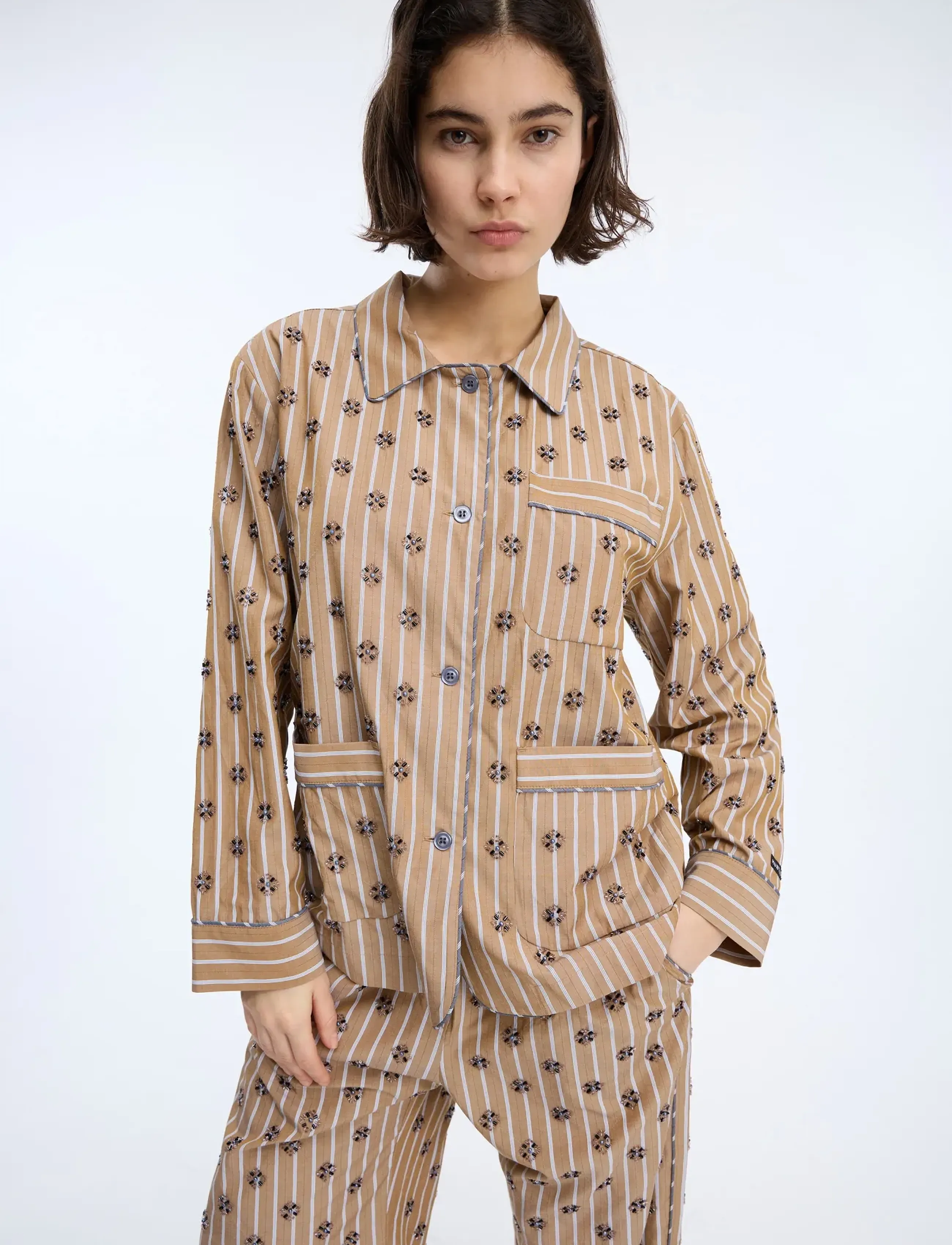Munthe Vintager, 40, Jackets, Beige - Light-summer Jacket, Frauen