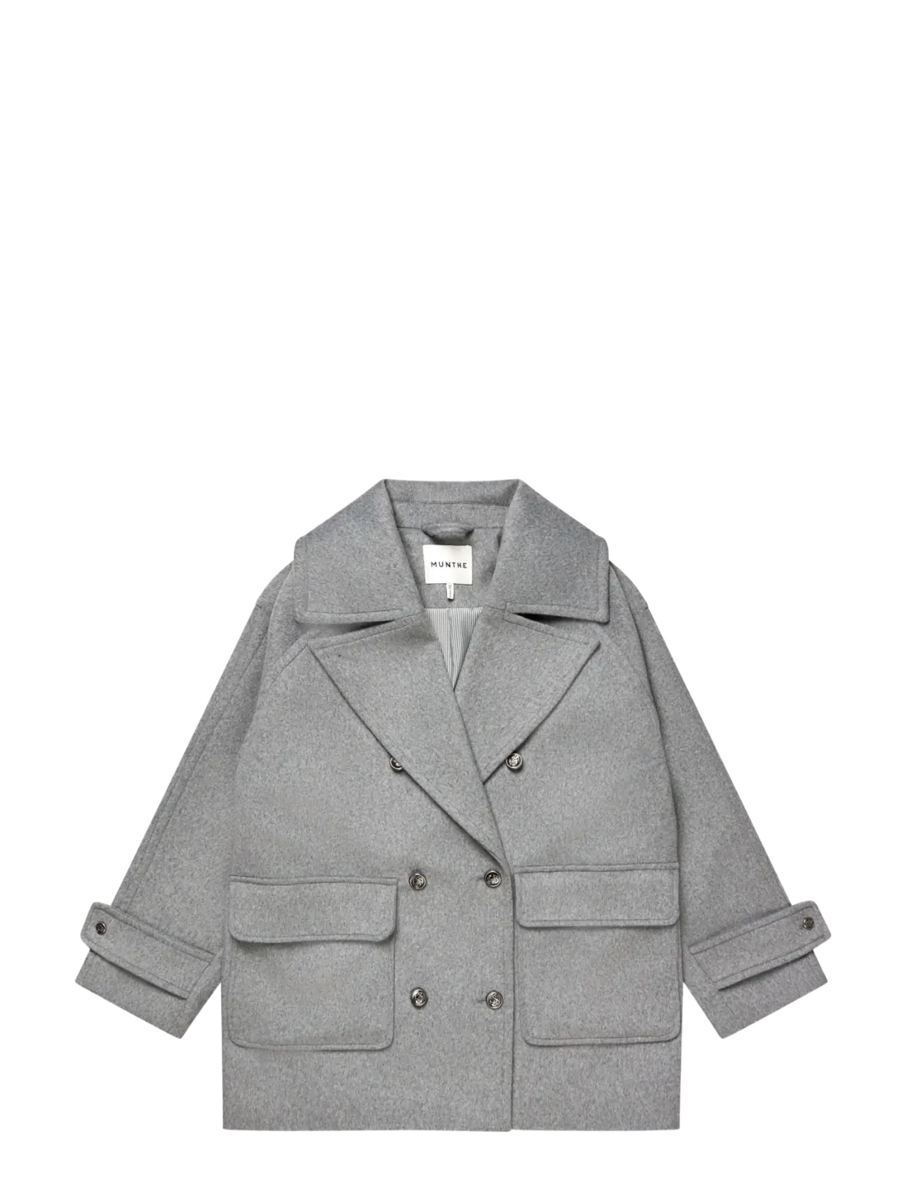 Munthe - VETCH - wolljacken - grey - 1