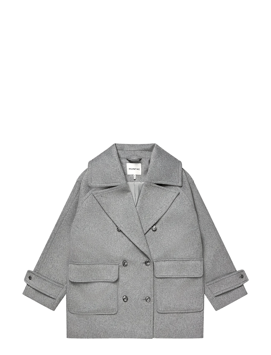 Munthe - VETCH - wolljacken - grey - 1