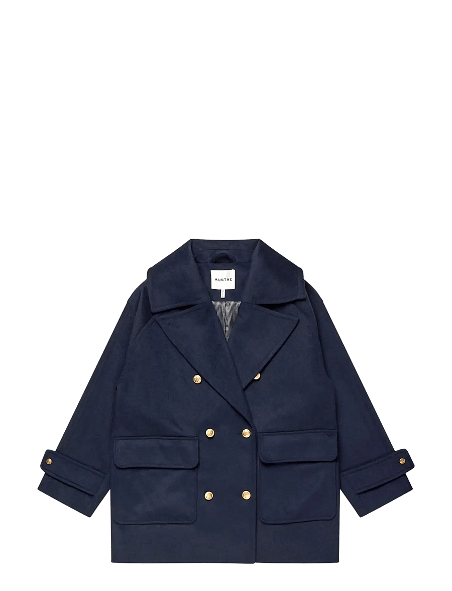 Munthe - VETCH - wolljacken - navy - 1