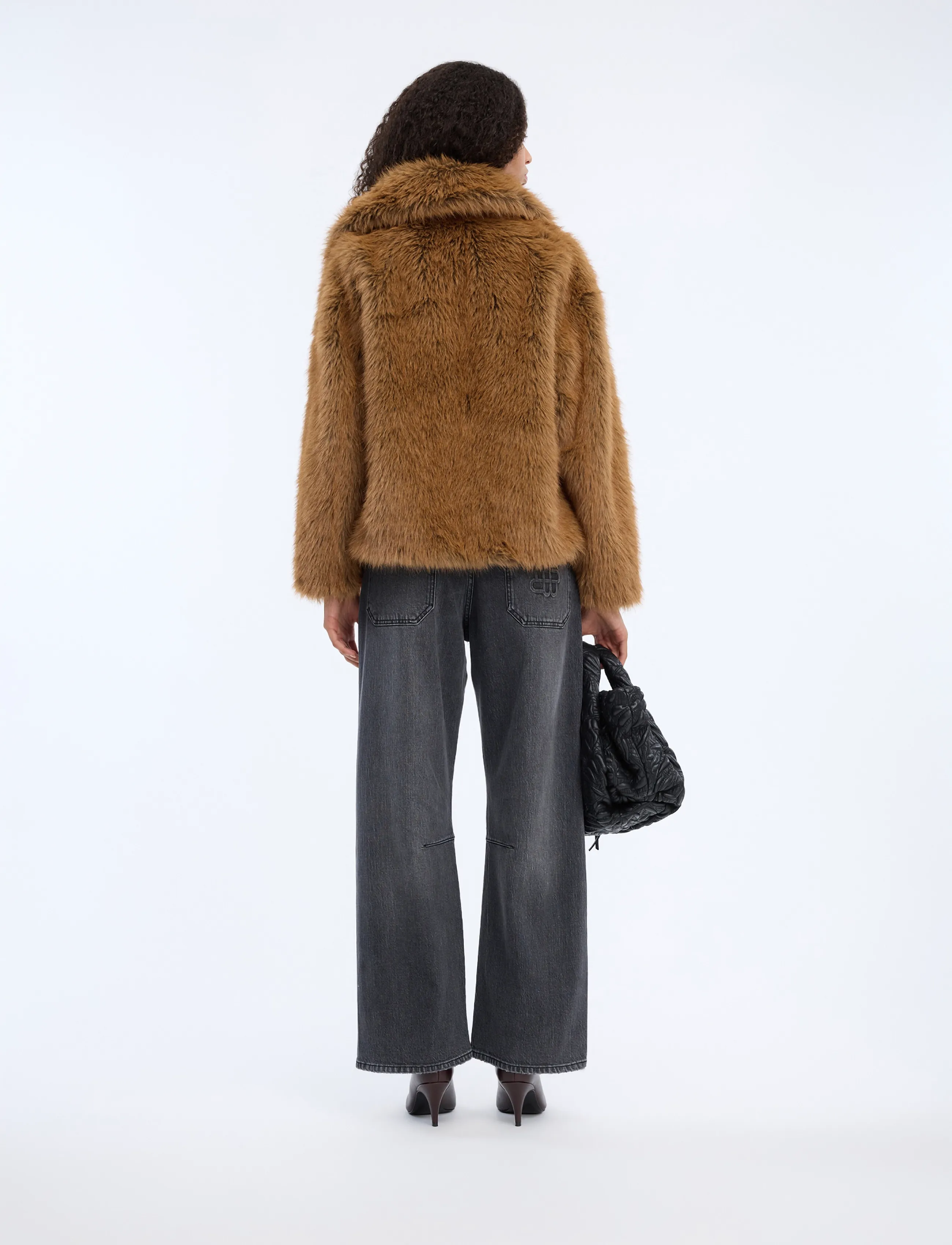 Munthe - VESTINE - faux fur - camel - 2