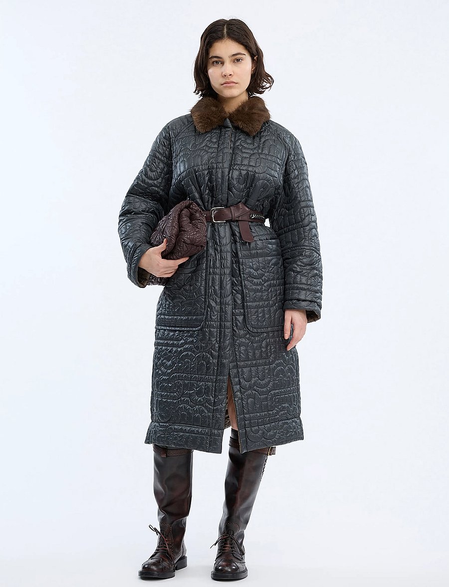 Munthe - VERGER - winterjacken - mix charcoal - 0
