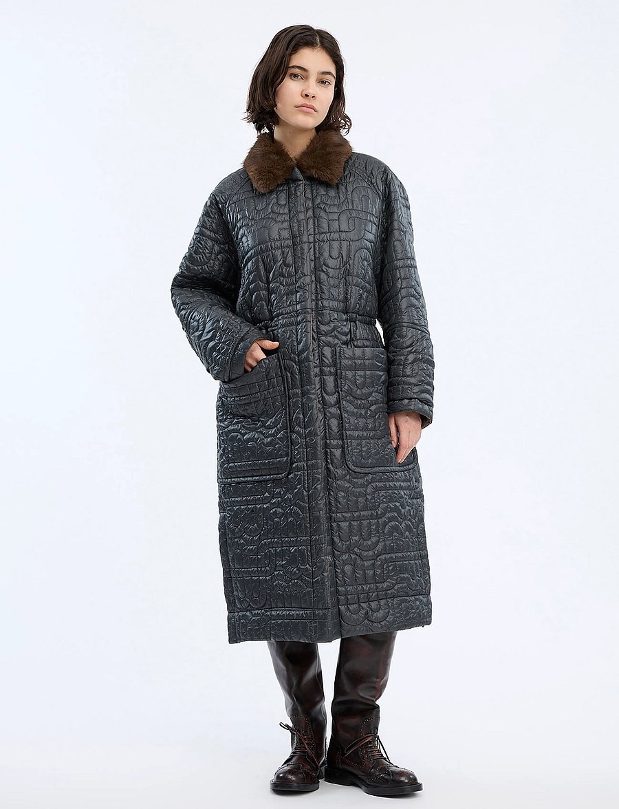 Munthe - VERGER - winterjacken - mix charcoal - 4