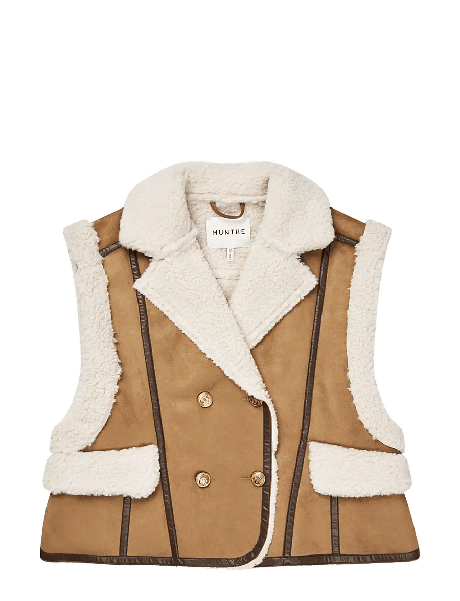 Munthe - VIGOR - fleece & teddy vests - nature - 1