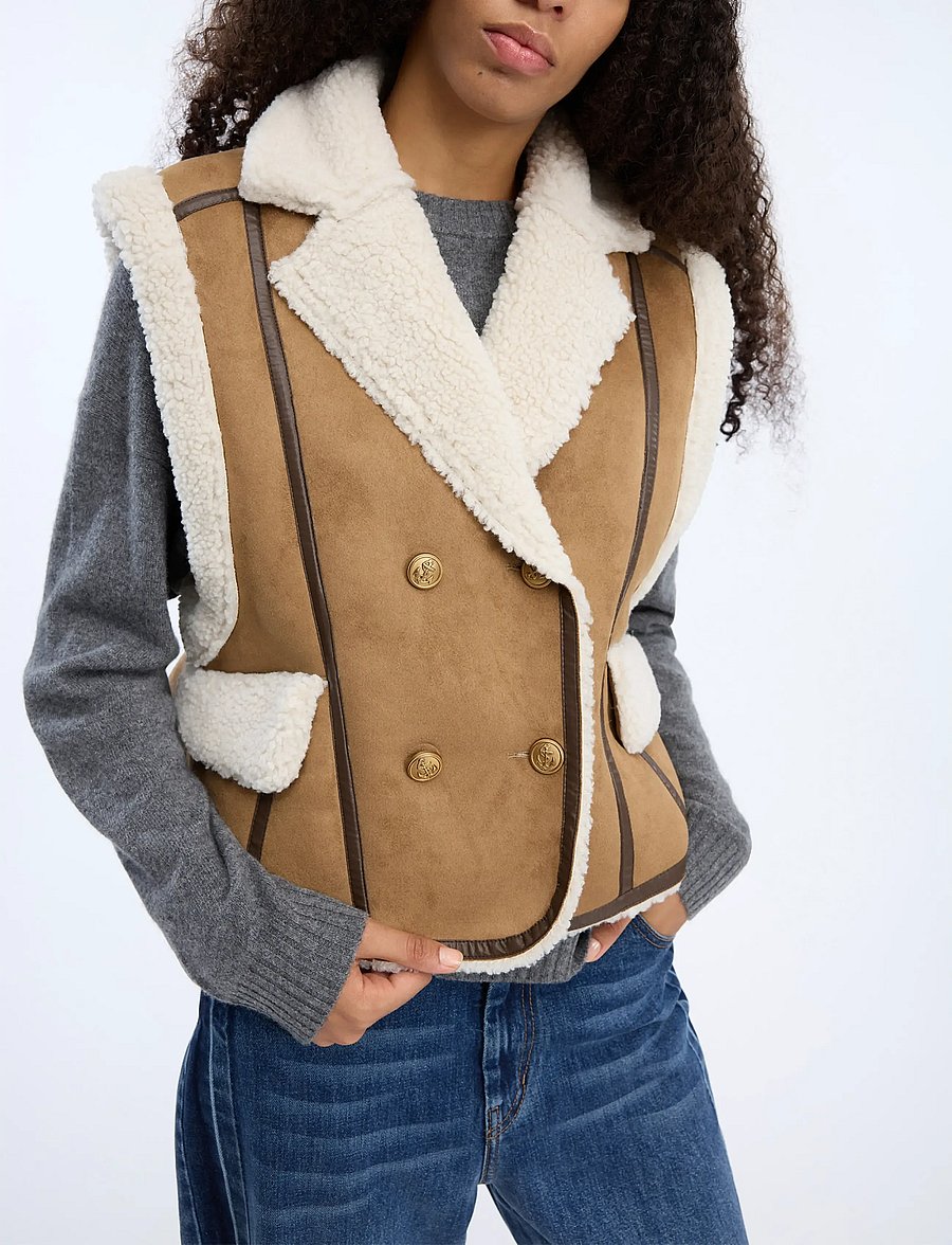 Munthe - VIGOR - fleece & teddy vests - nature - 3