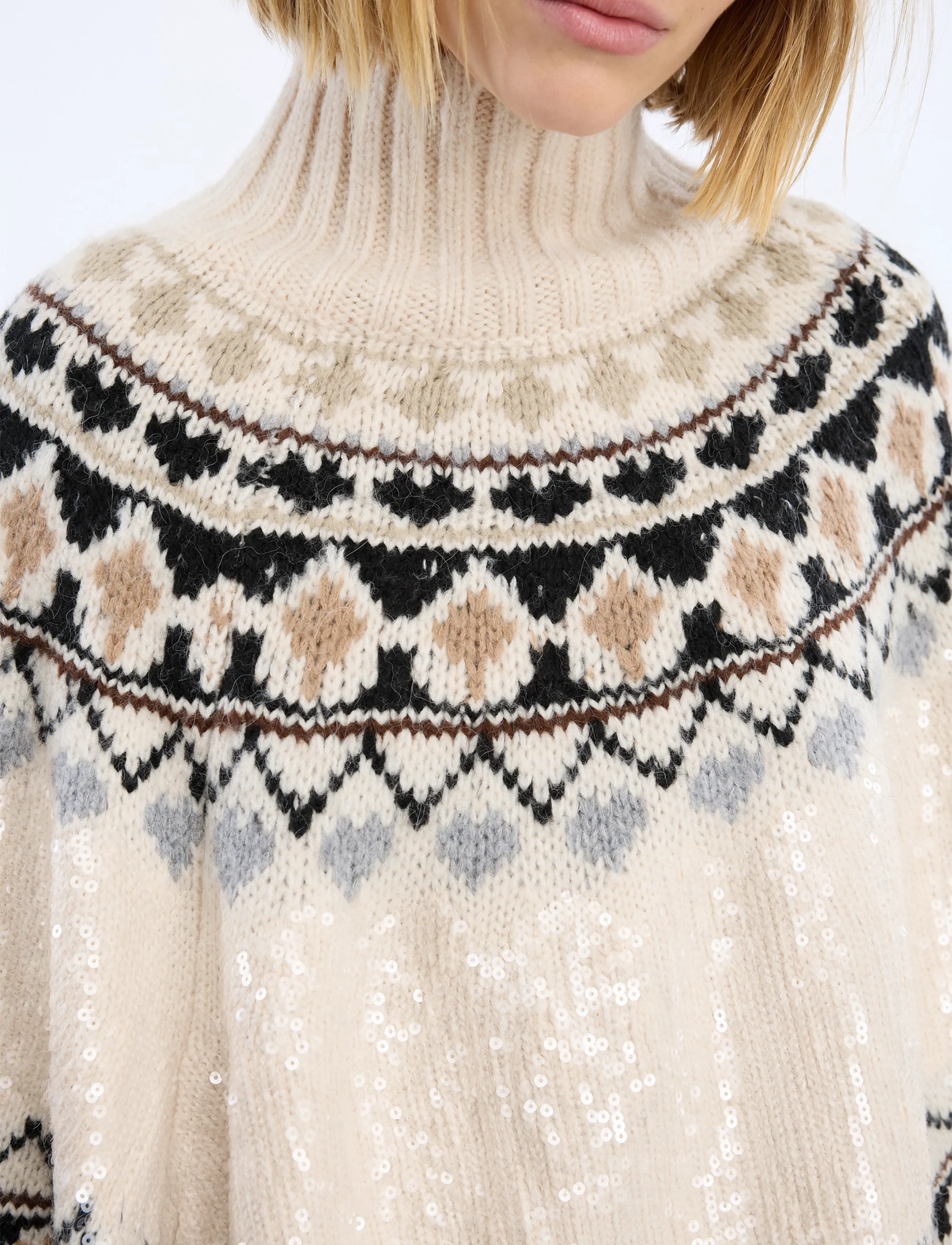 Munthe - VERST - ponchos & capes - mix creme - 2