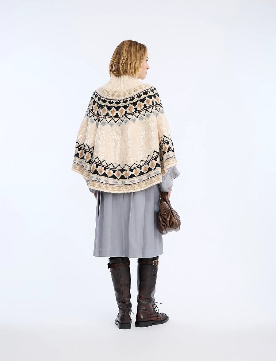 Munthe - VERST - ponchos & capes - mix creme - 3